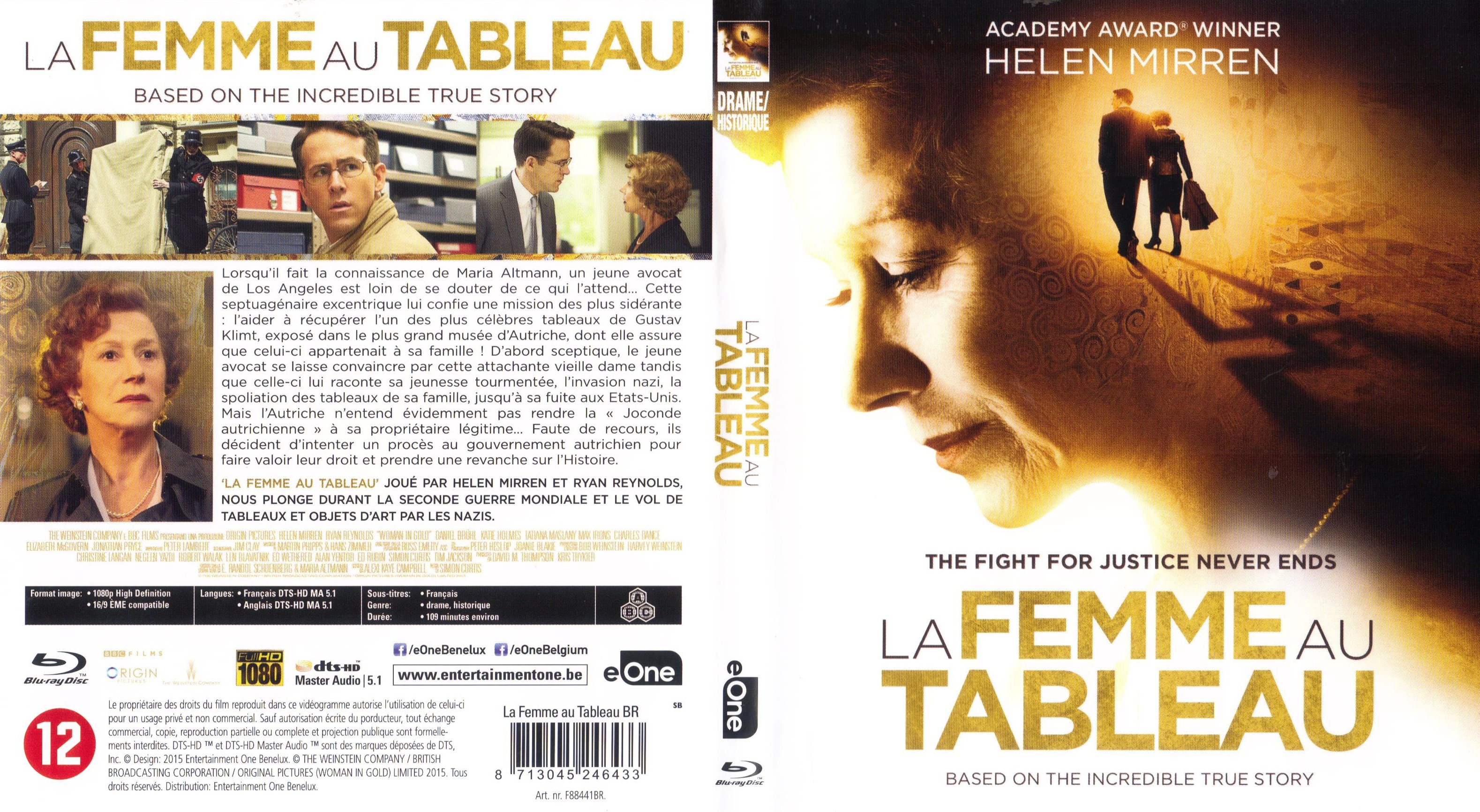 Jaquette DVD La femme au tableau (BLU-RAY)