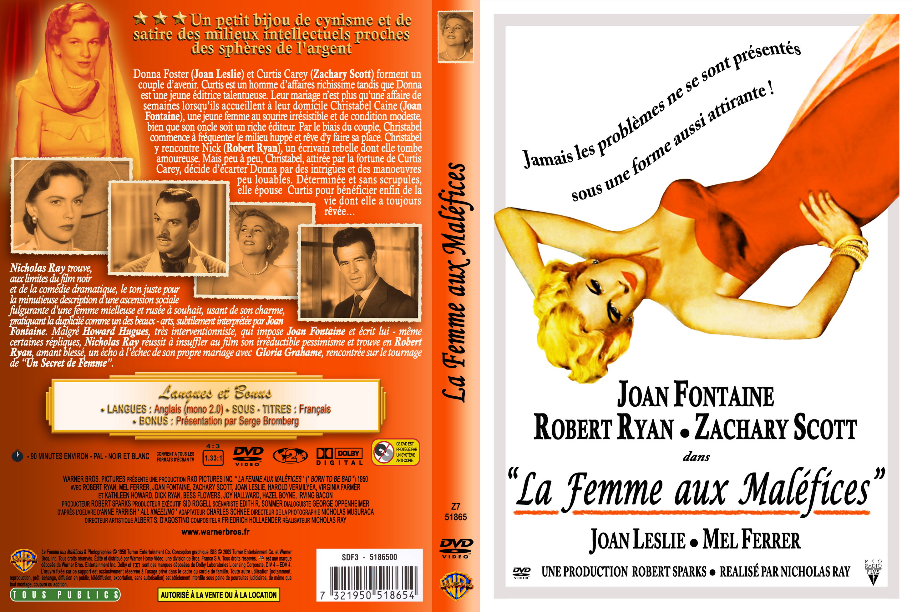 Jaquette DVD La femme aux malefices custom