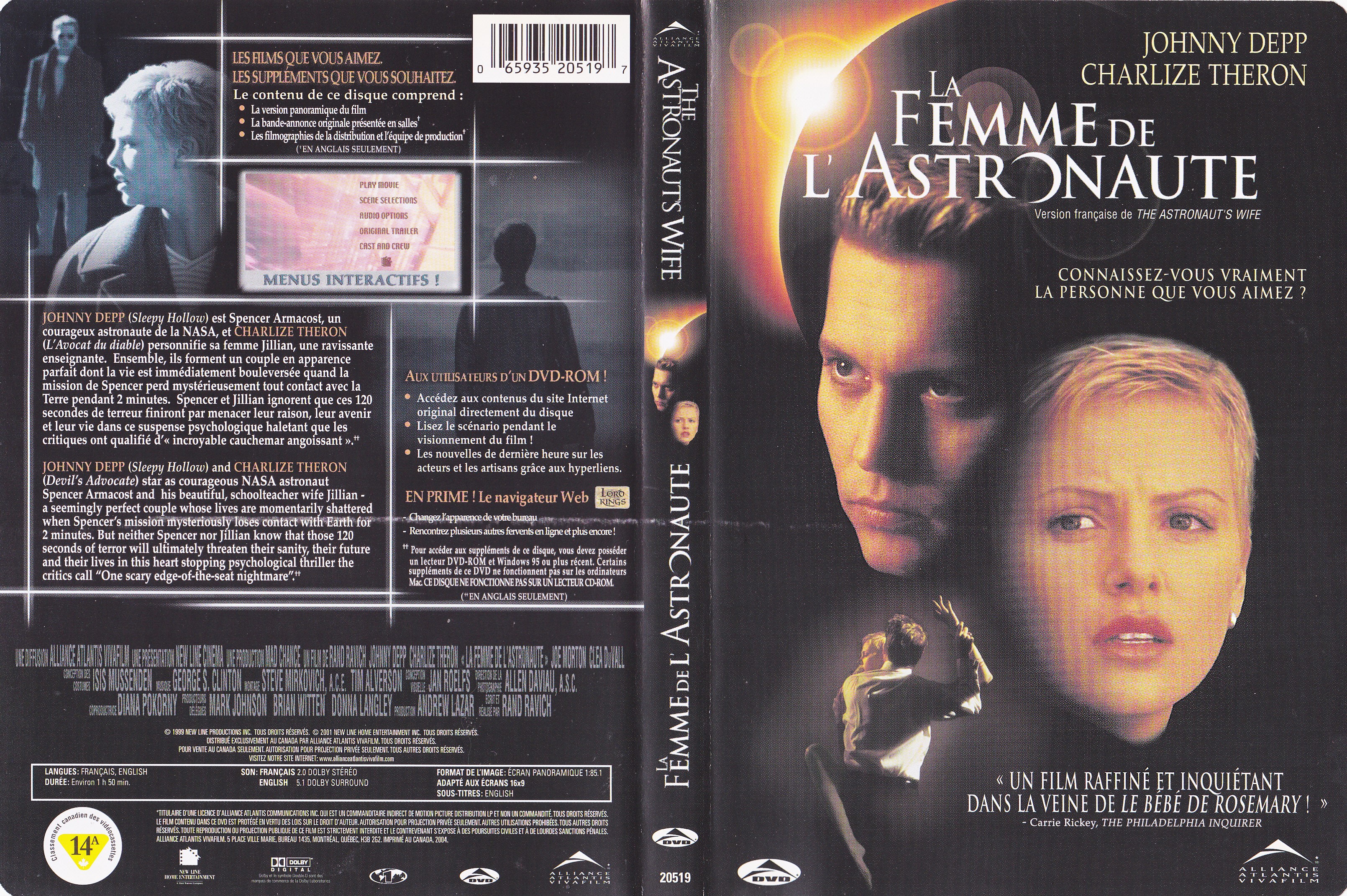 Jaquette DVD La femme de l