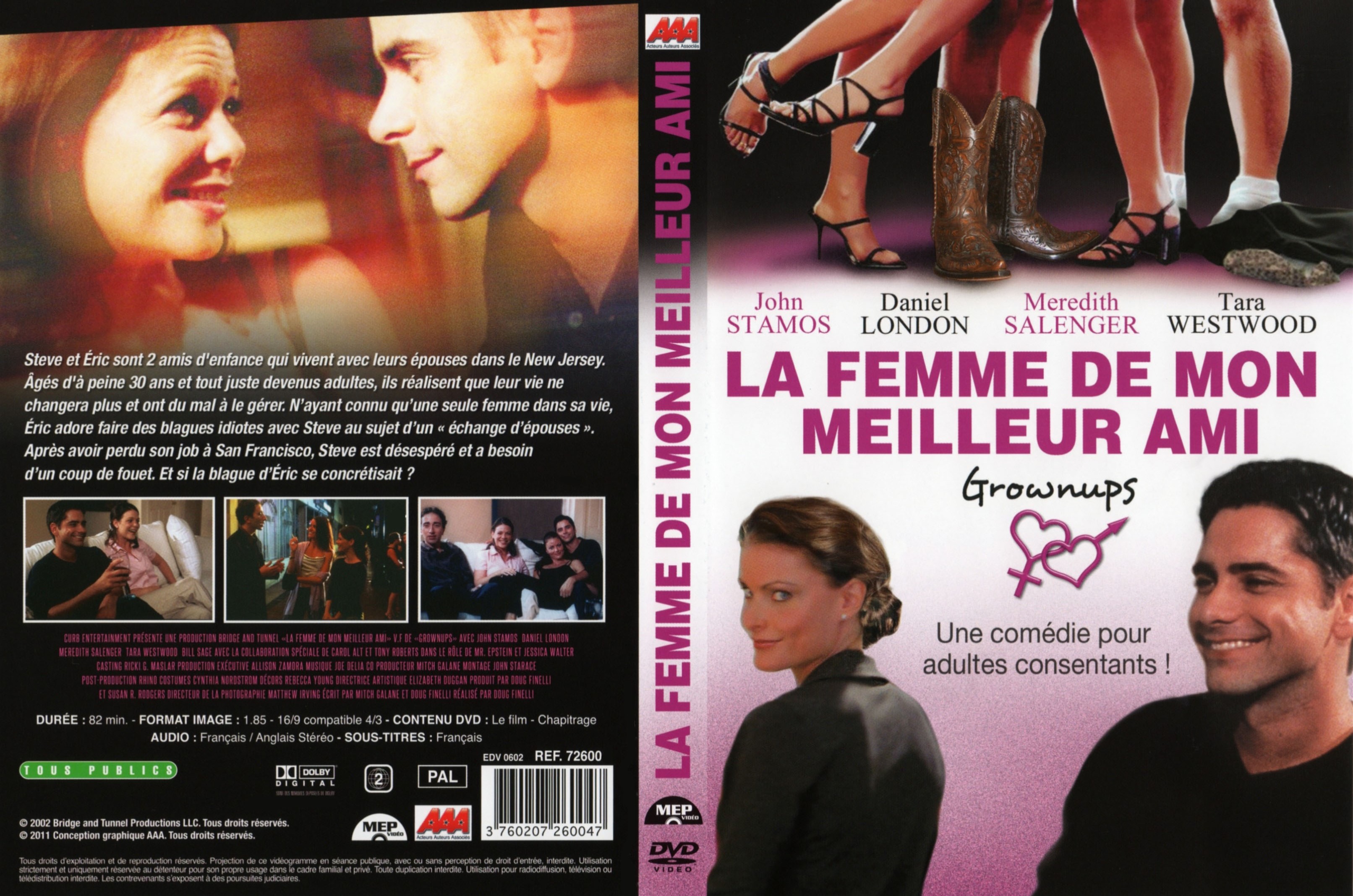 Jaquette DVD La femme de mon meilleur ami