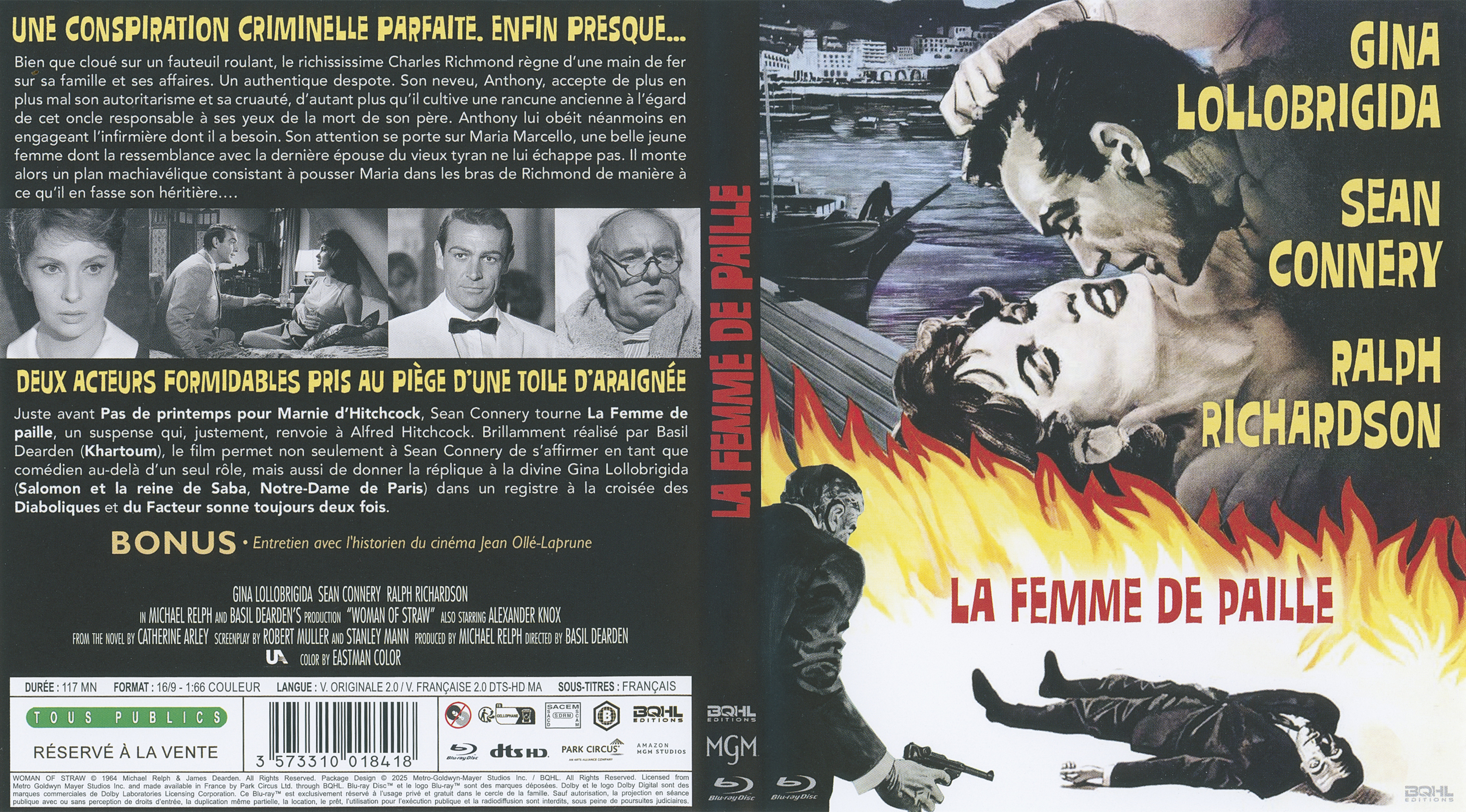 Jaquette DVD La femme de paille (BLU-RAY)