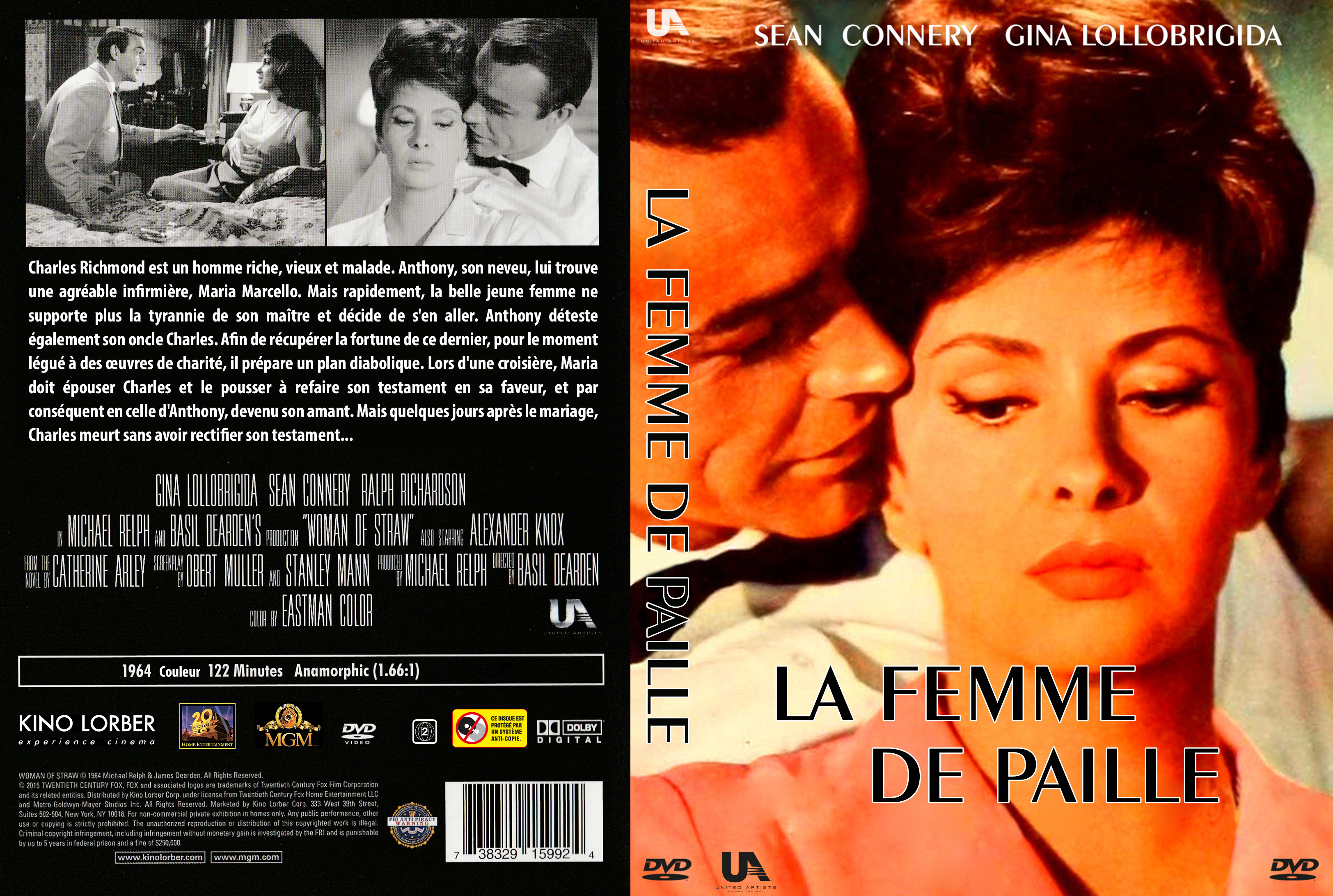 Jaquette DVD La femme de paille custom