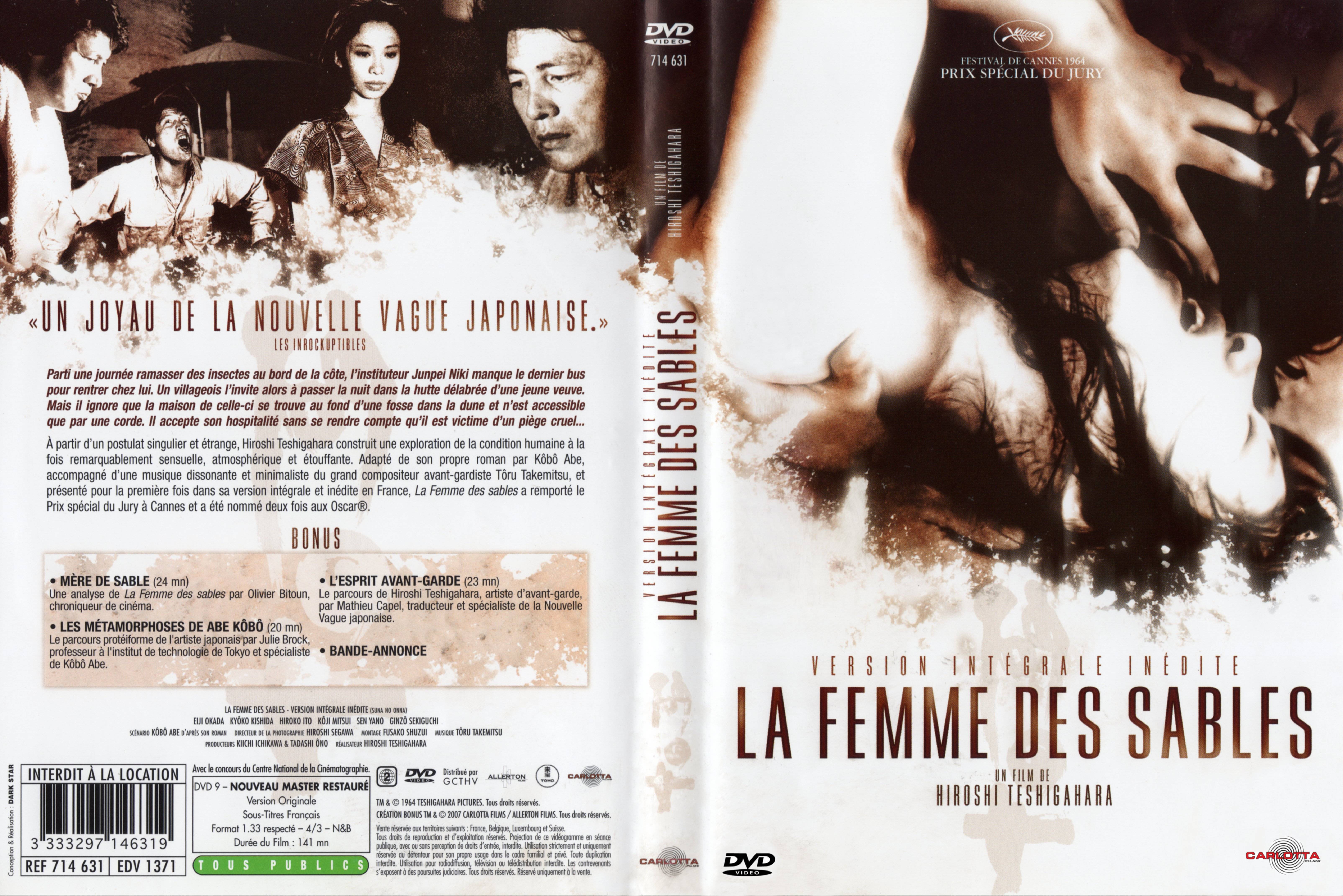 Jaquette DVD La femme des sables