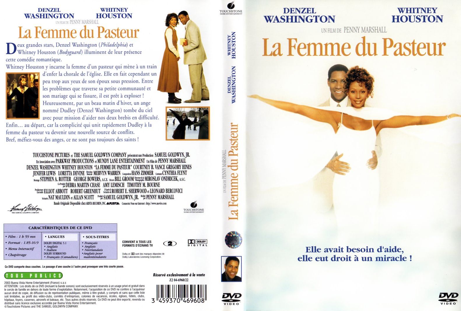 Jaquette DVD La femme du pasteur