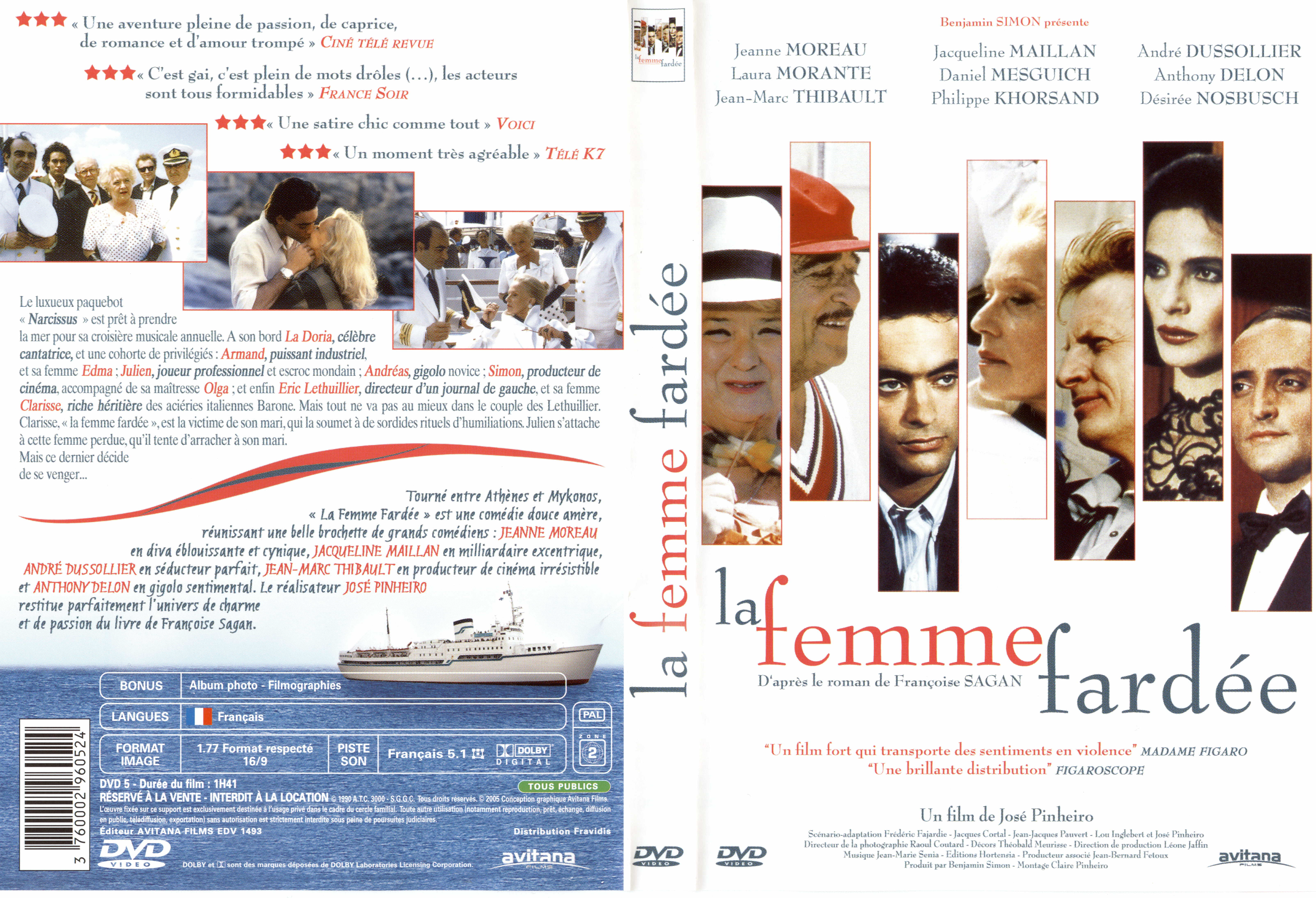 Jaquette DVD La femme farde