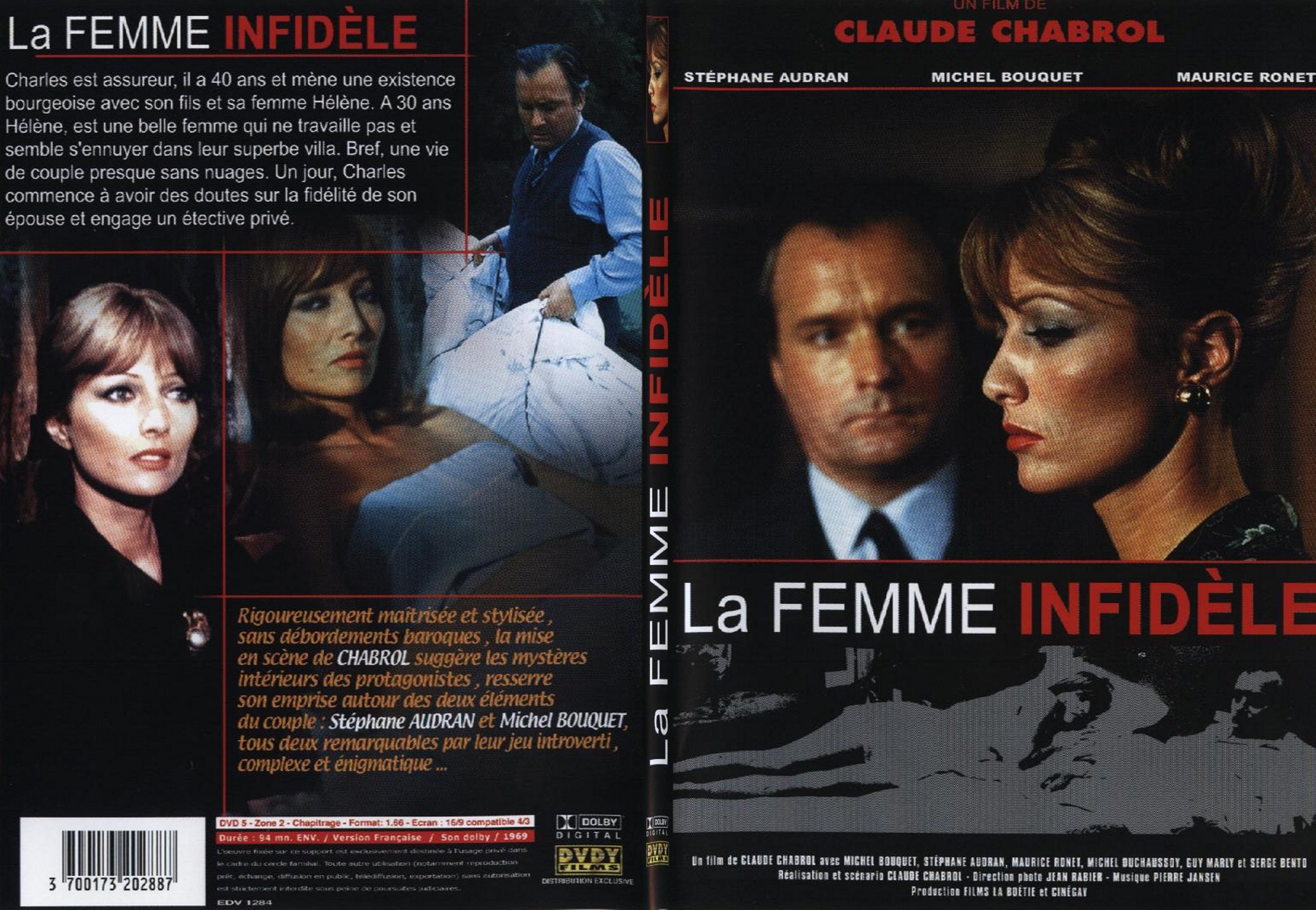 Jaquette DVD La femme infidle - SLIM