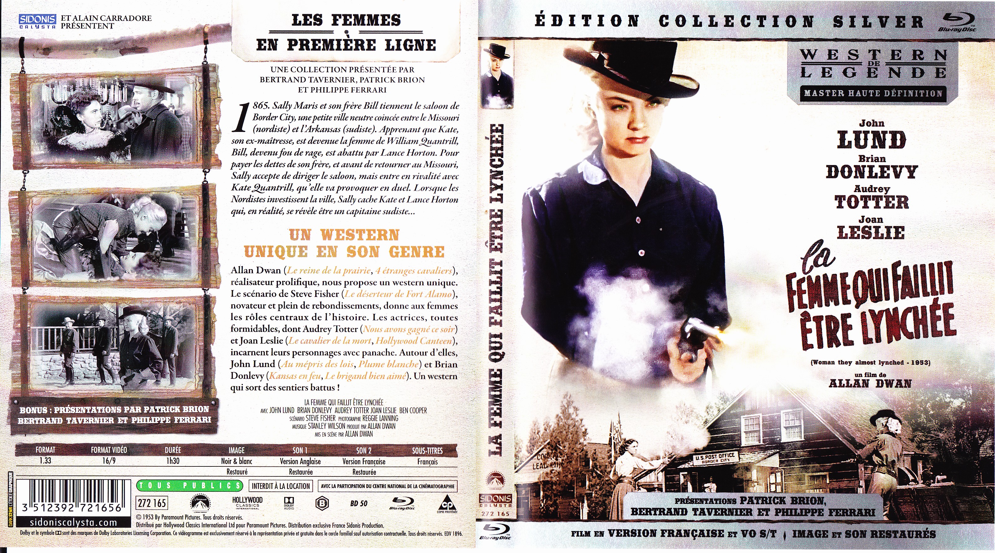 Jaquette DVD La femme qui faillit tre lynche (BLU-RAY)
