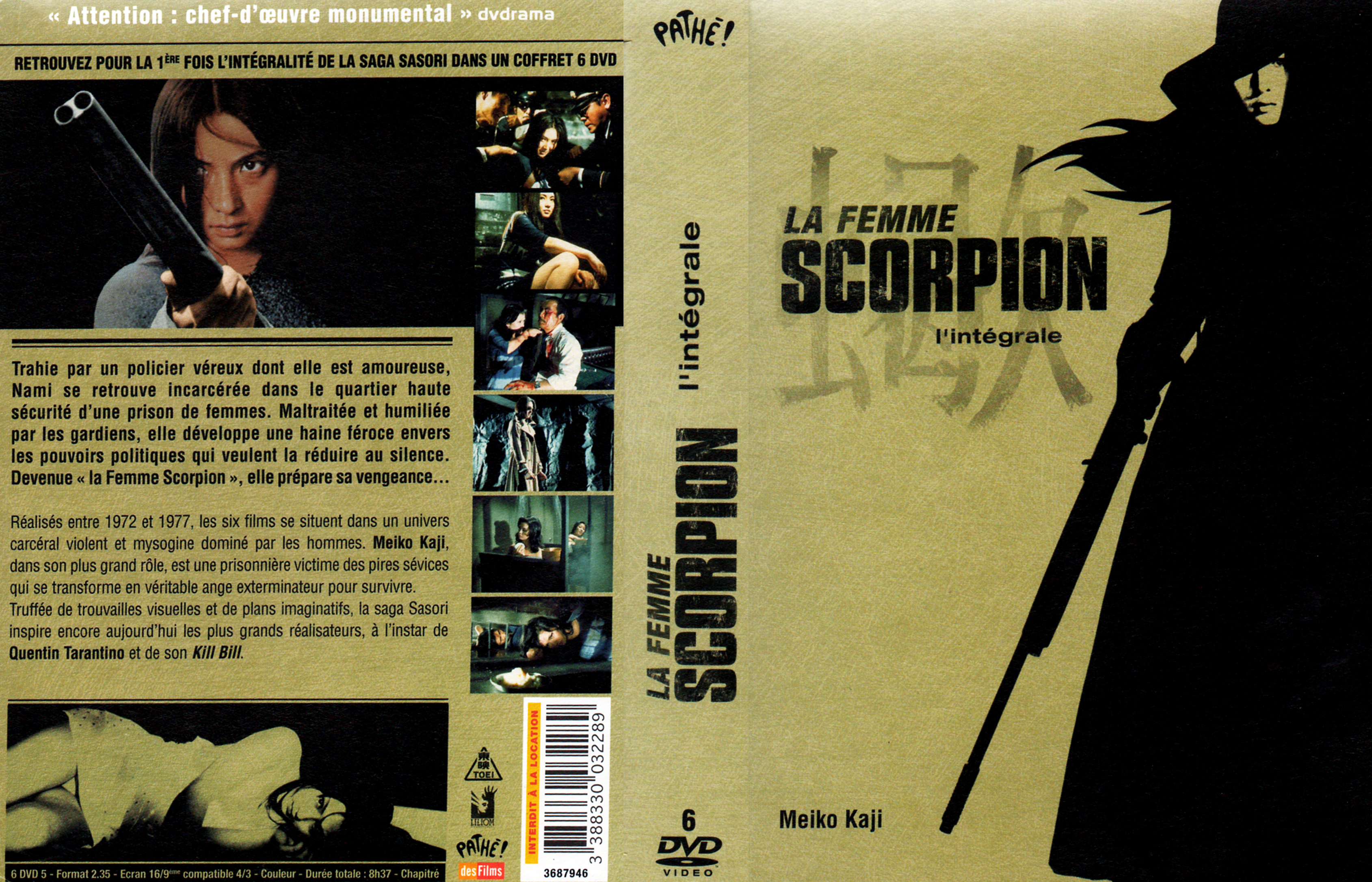 Jaquette DVD La femme scorpion L