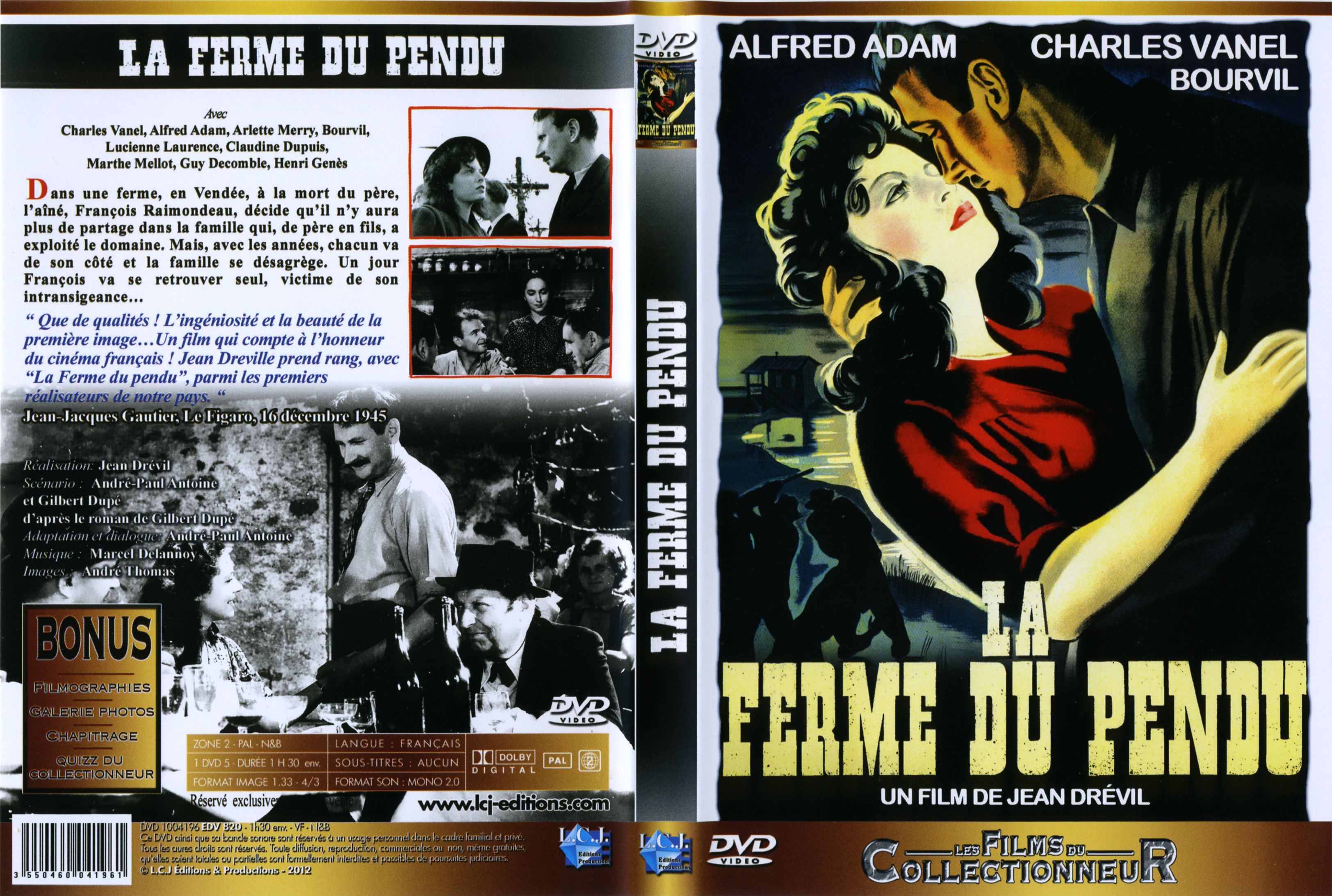 Jaquette DVD La ferme du pendu