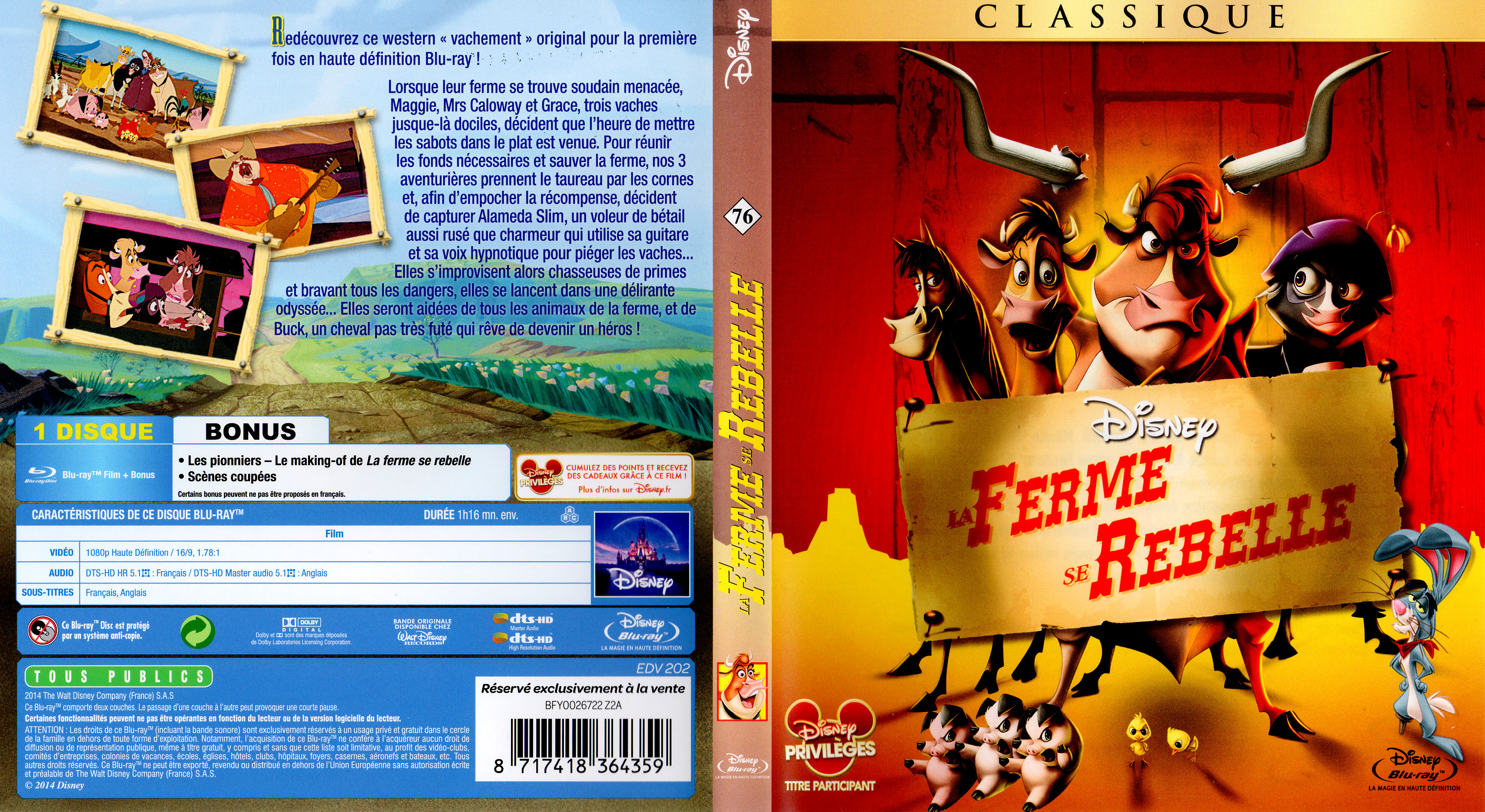 Jaquette DVD La ferme se rebelle (BLU-RAY)