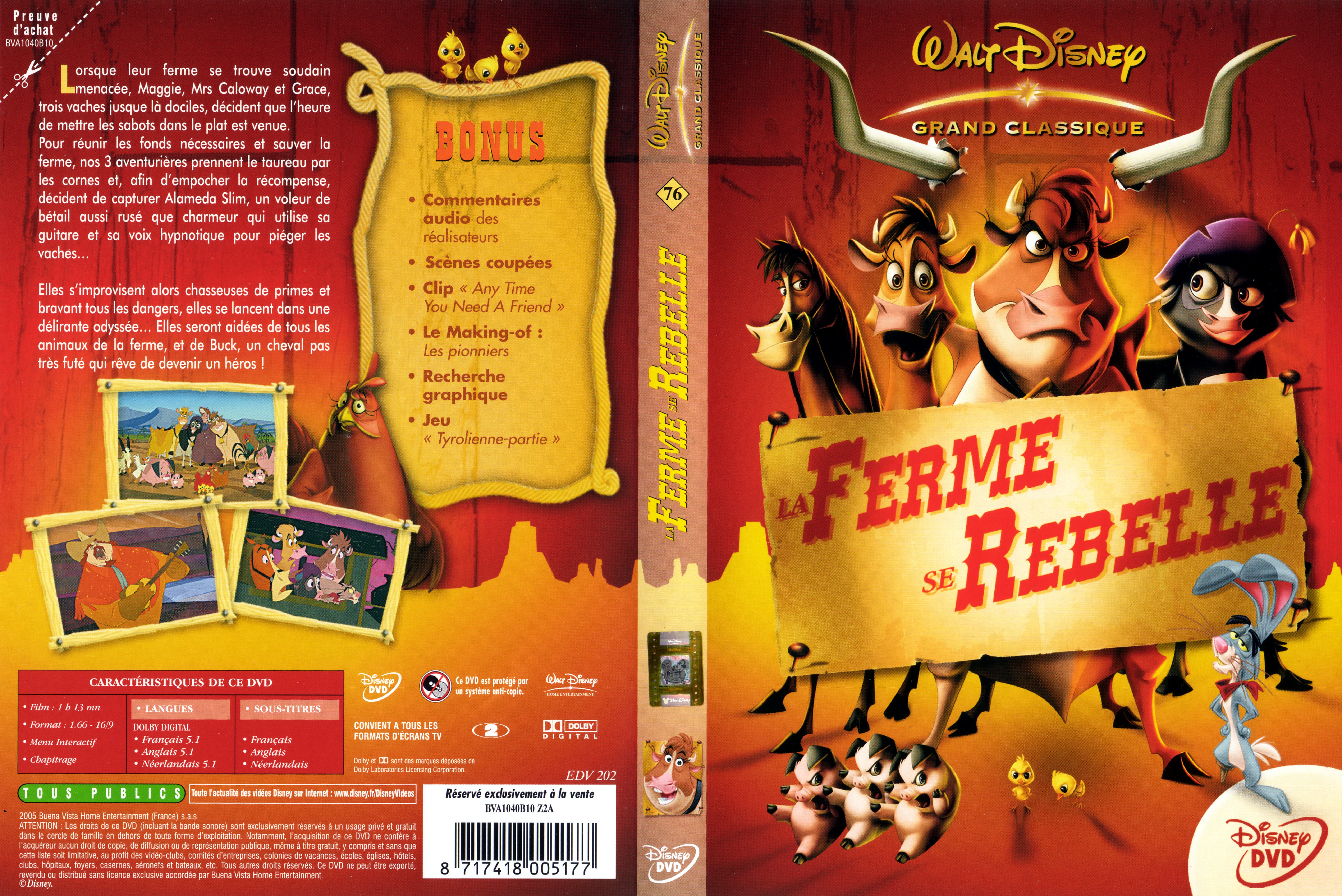 Jaquette DVD La ferme se rebelle v3