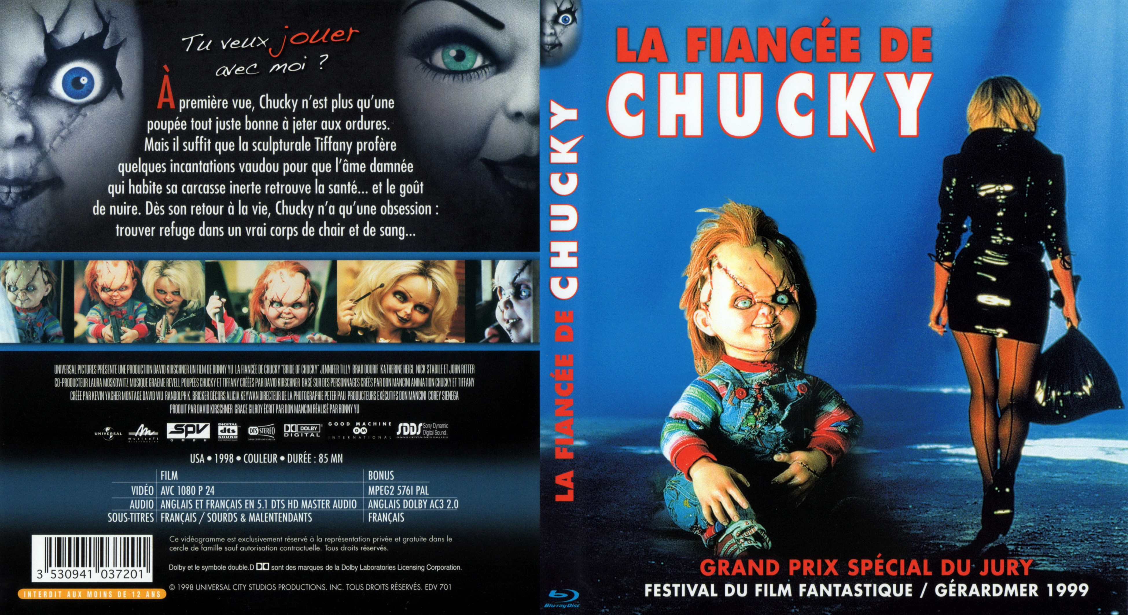 Jaquette DVD La fiance de Chucky (BLU-RAY)