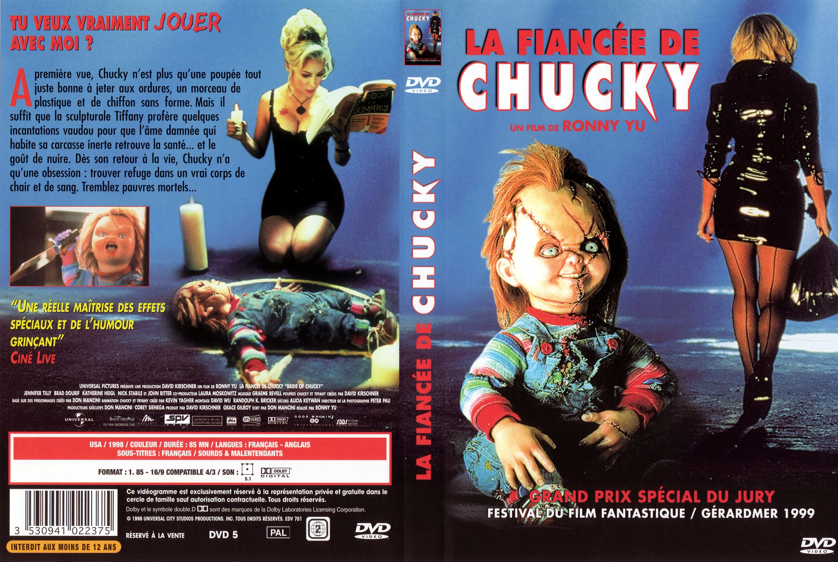Jaquette DVD La fiance de Chucky v3
