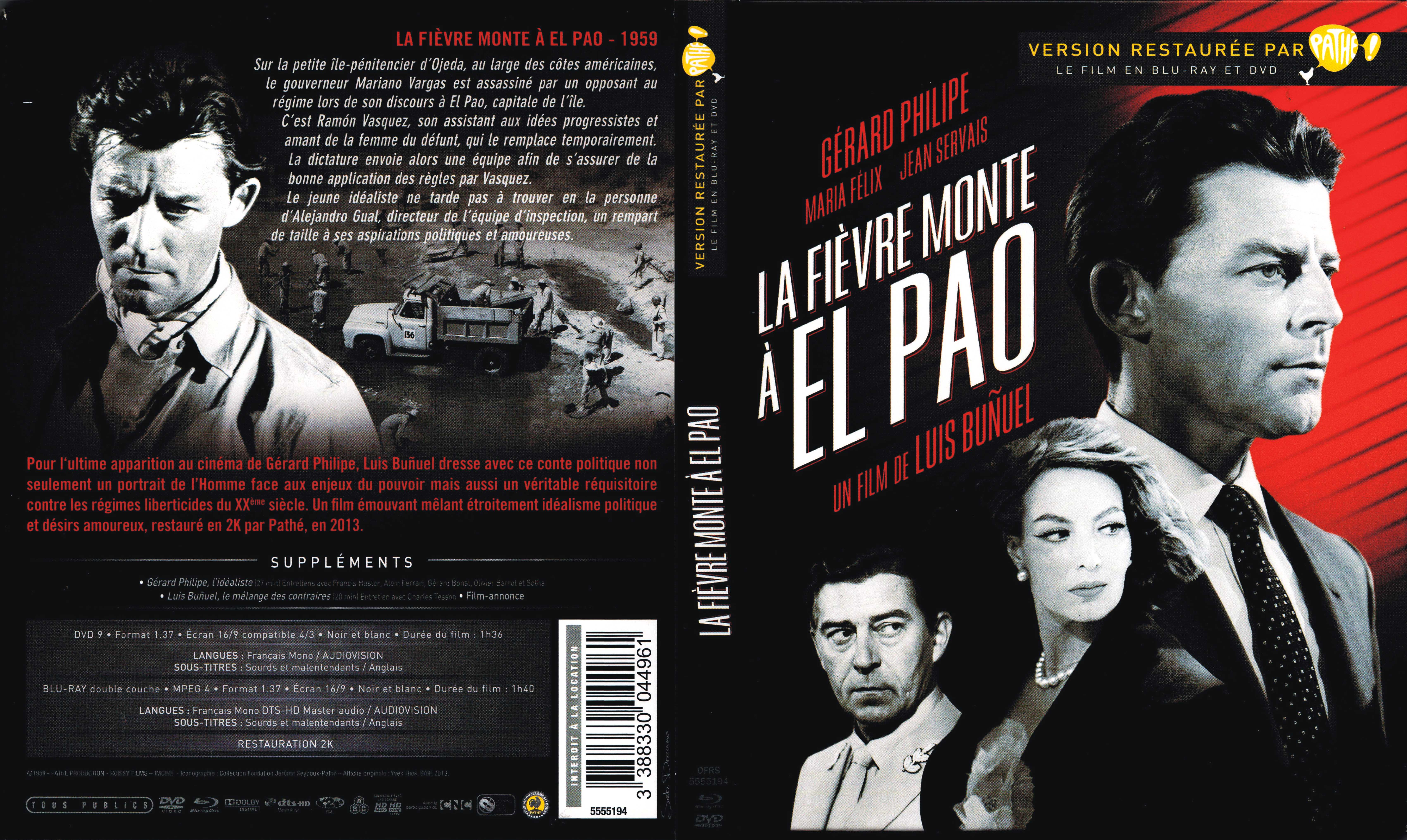 Jaquette DVD La fivre monte  El Pao (BLU-RAY)