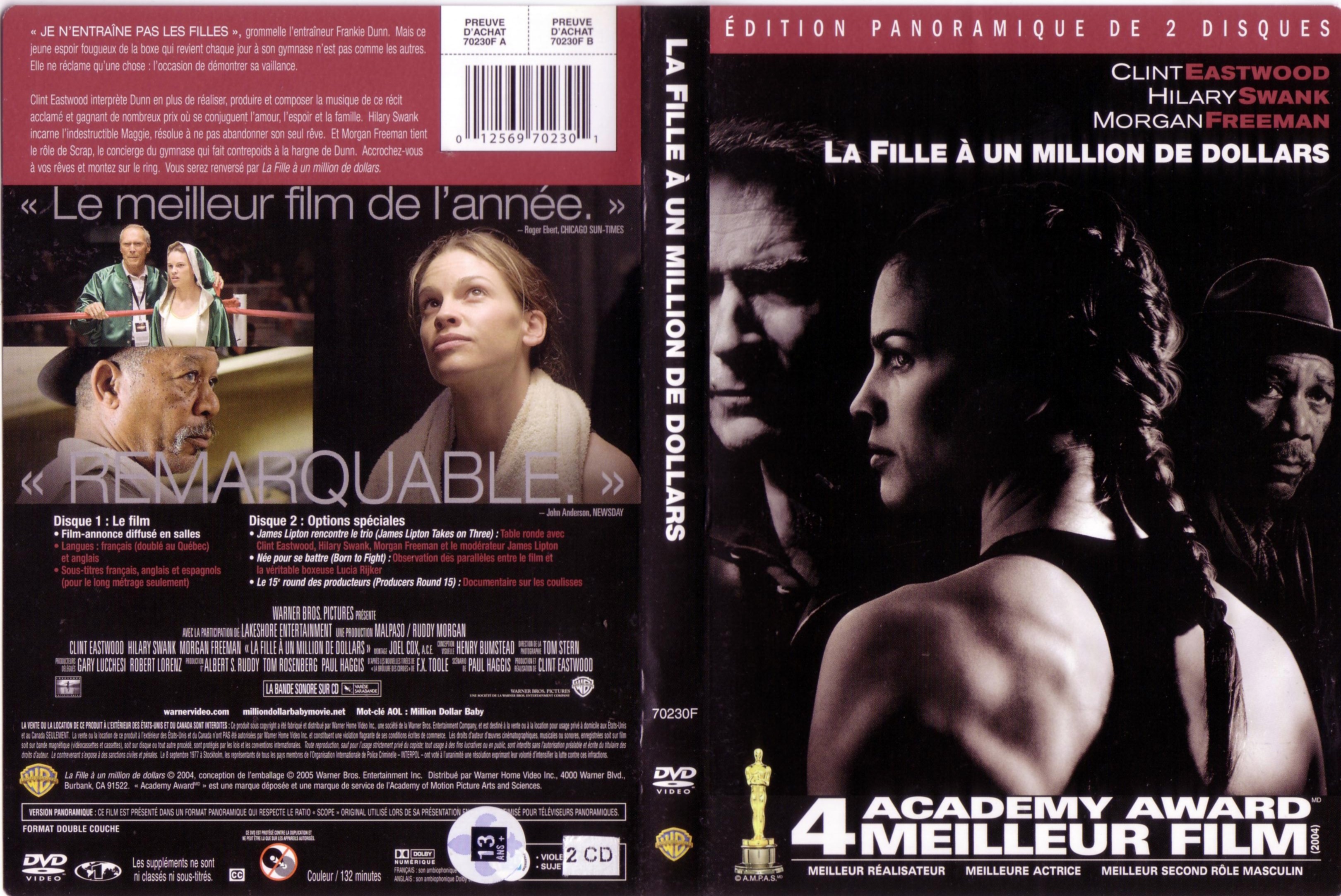 Jaquette DVD La fille  un million dollars