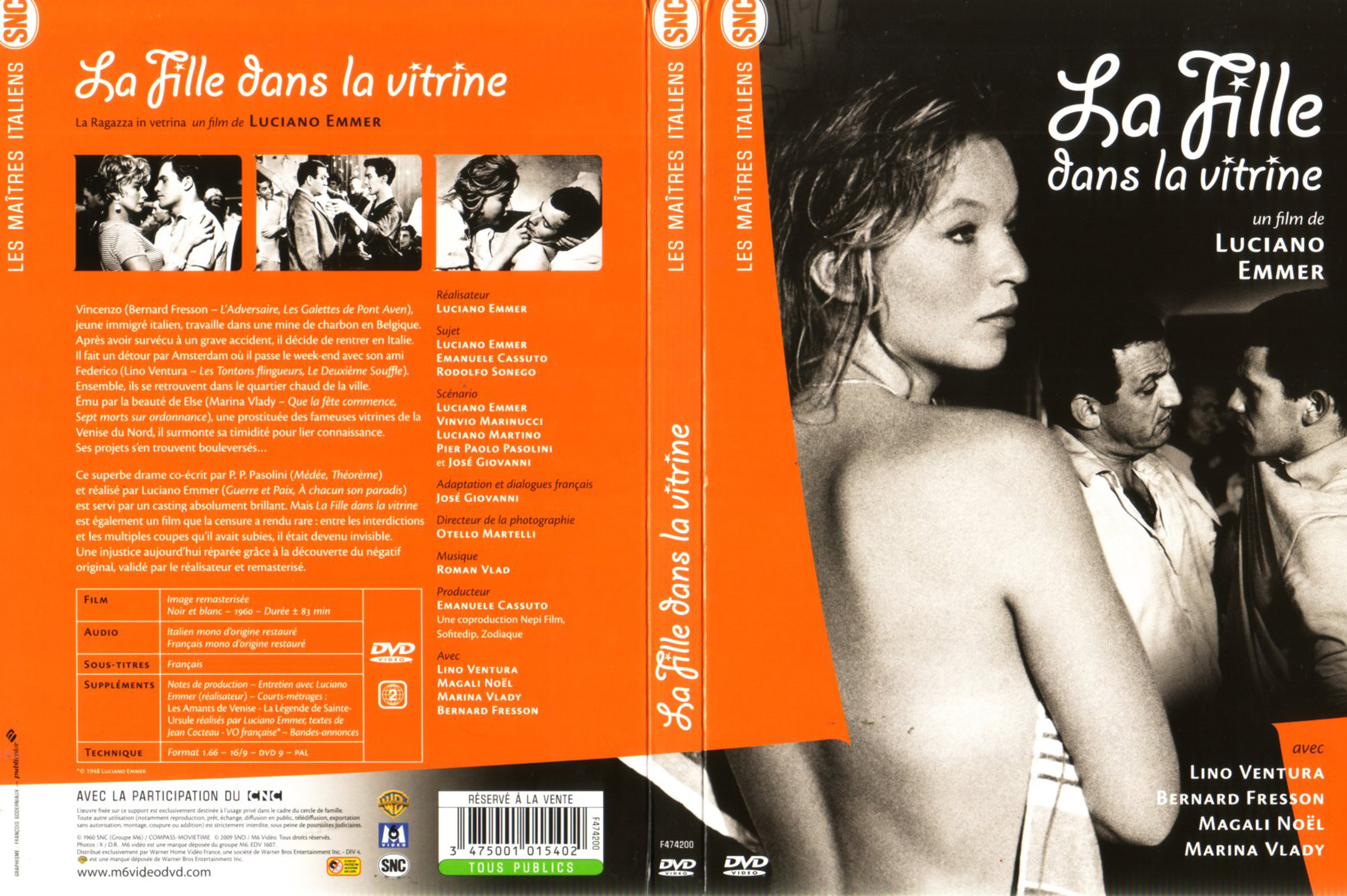 Jaquette DVD La fille dans la vitrine