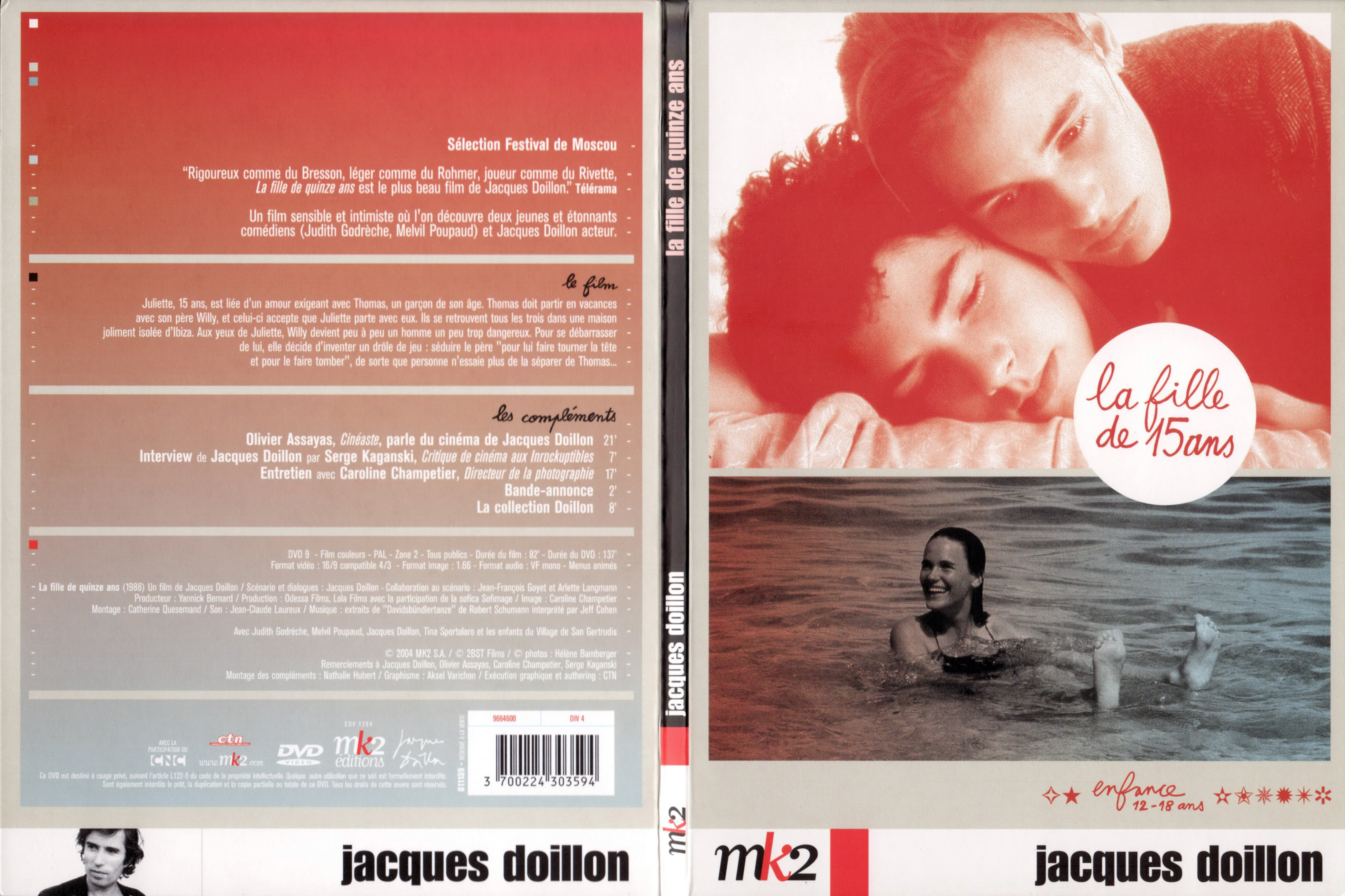 Jaquette DVD La fille de quinze ans