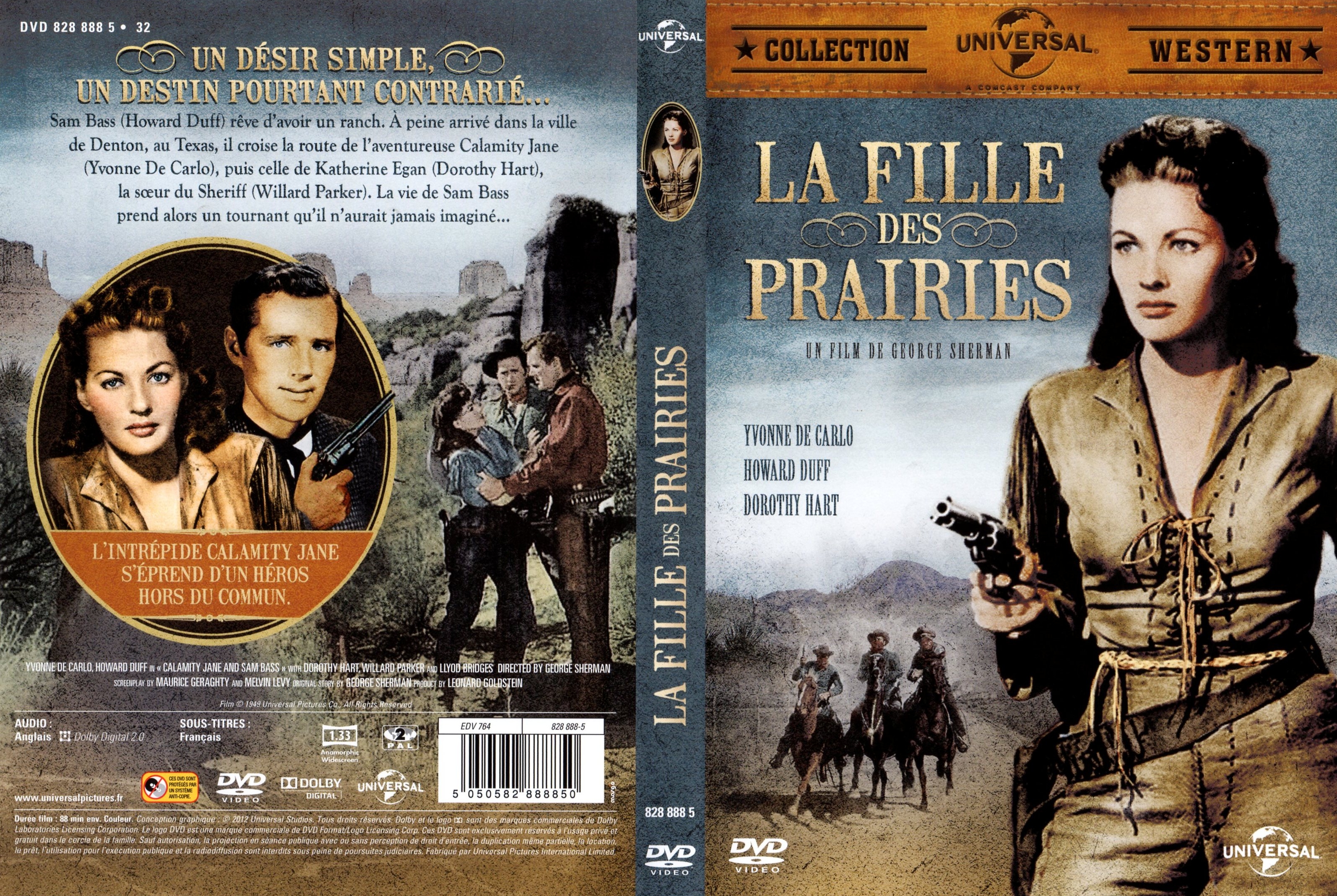 Jaquette DVD La fille des prairies