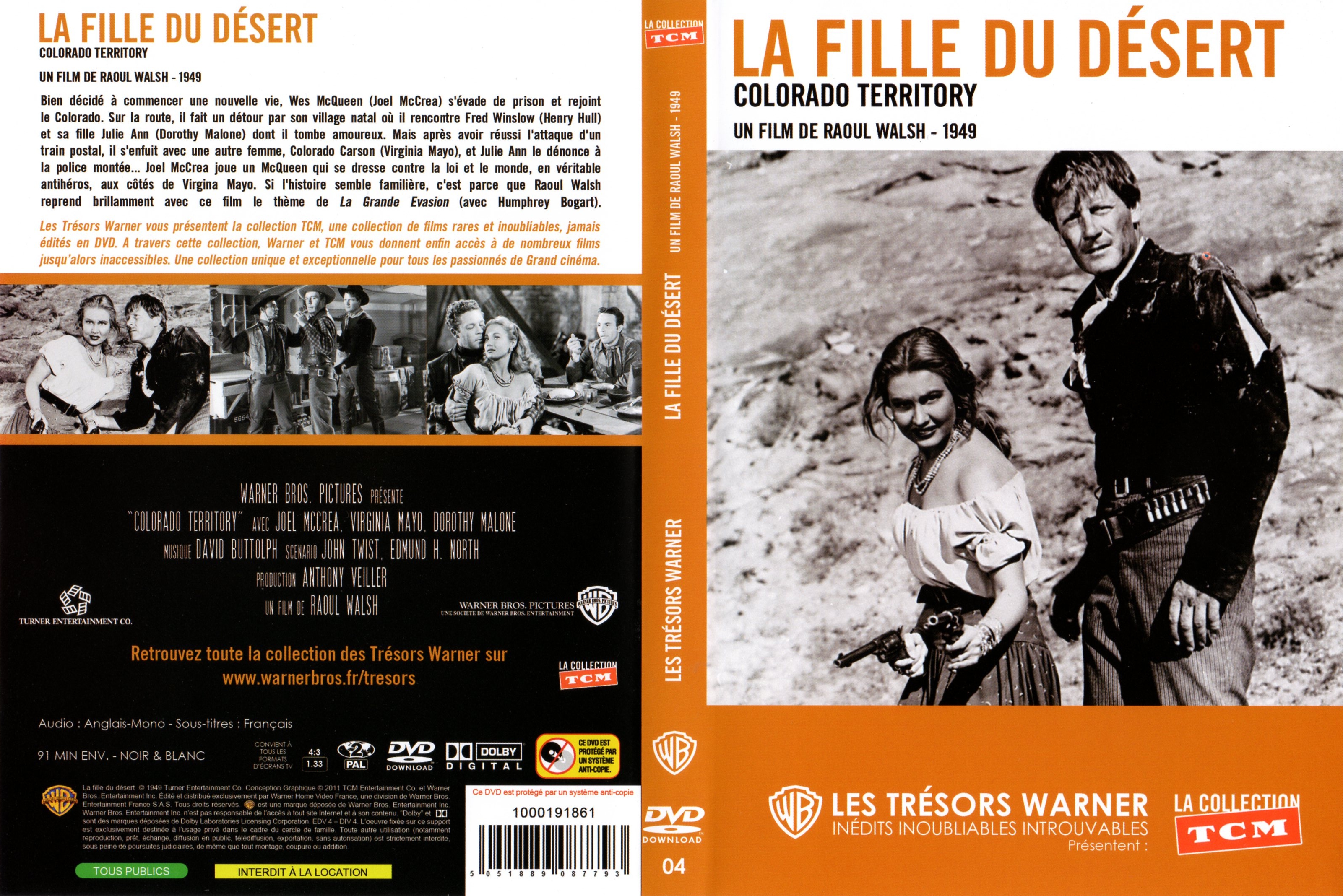 Jaquette DVD La fille du dsert