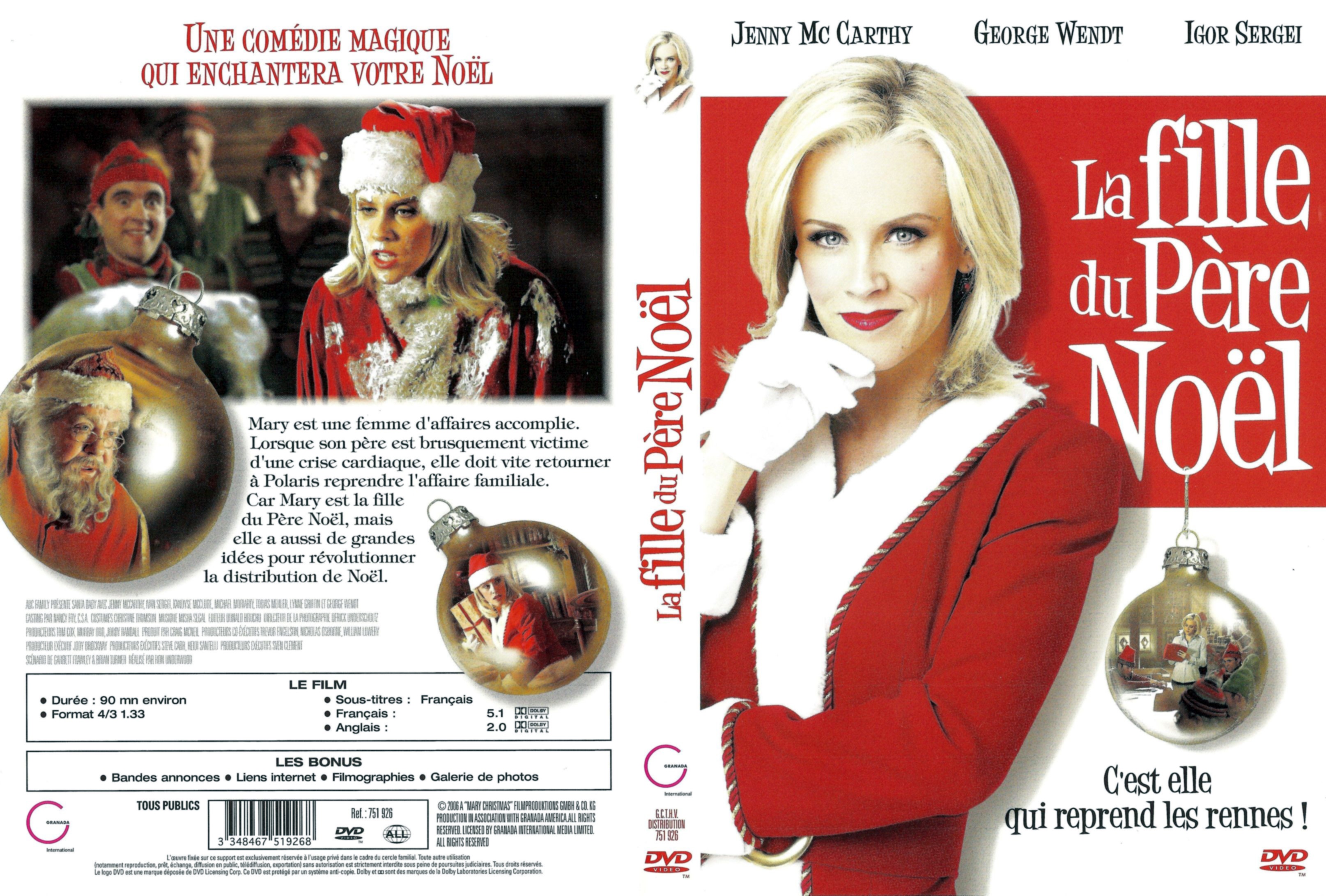 Jaquette DVD La fille du pre noel