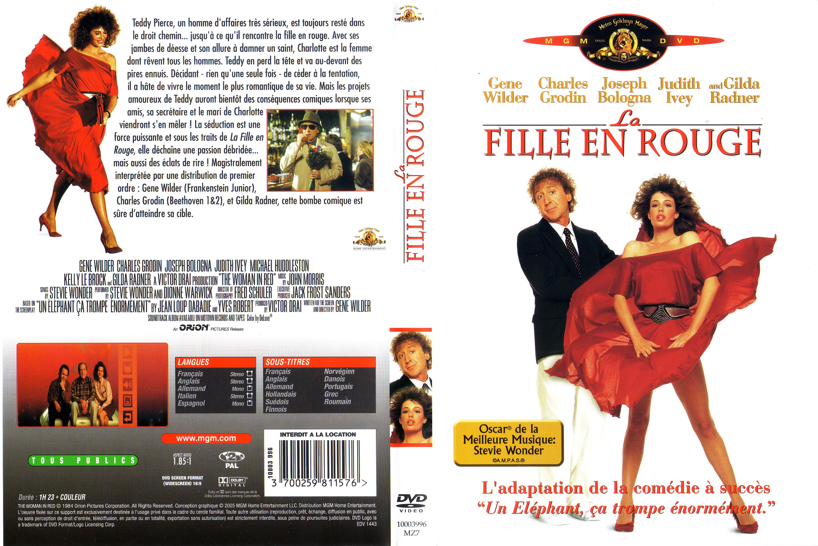 Jaquette DVD La fille en rouge