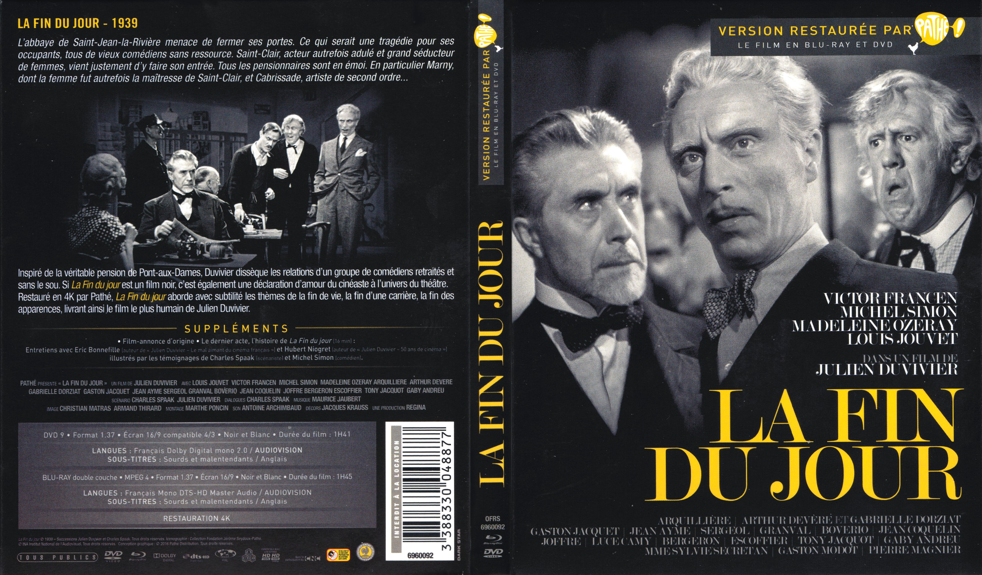 Jaquette DVD La fin du jour (BLU-RAY)