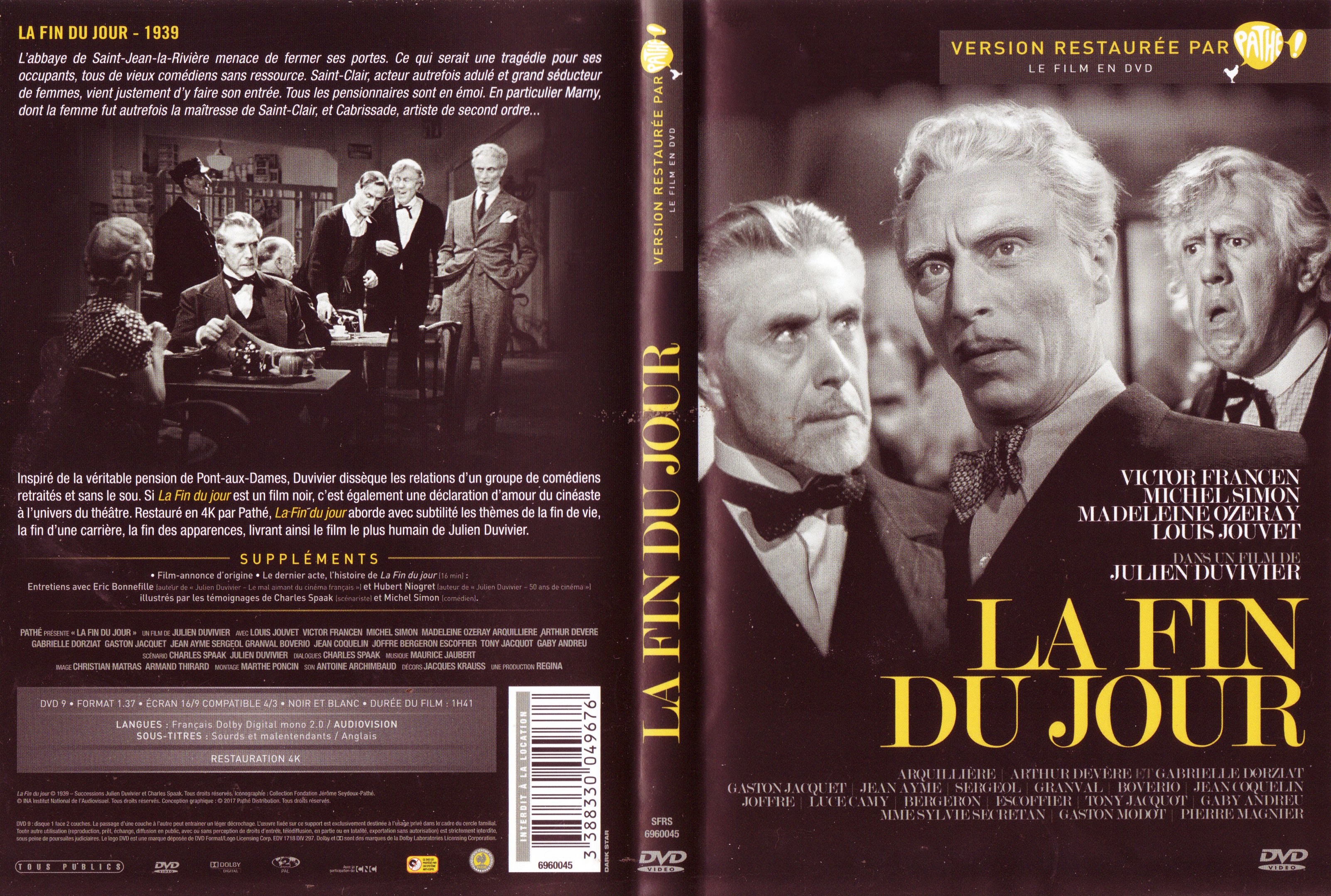 Jaquette DVD La fin du jour v2