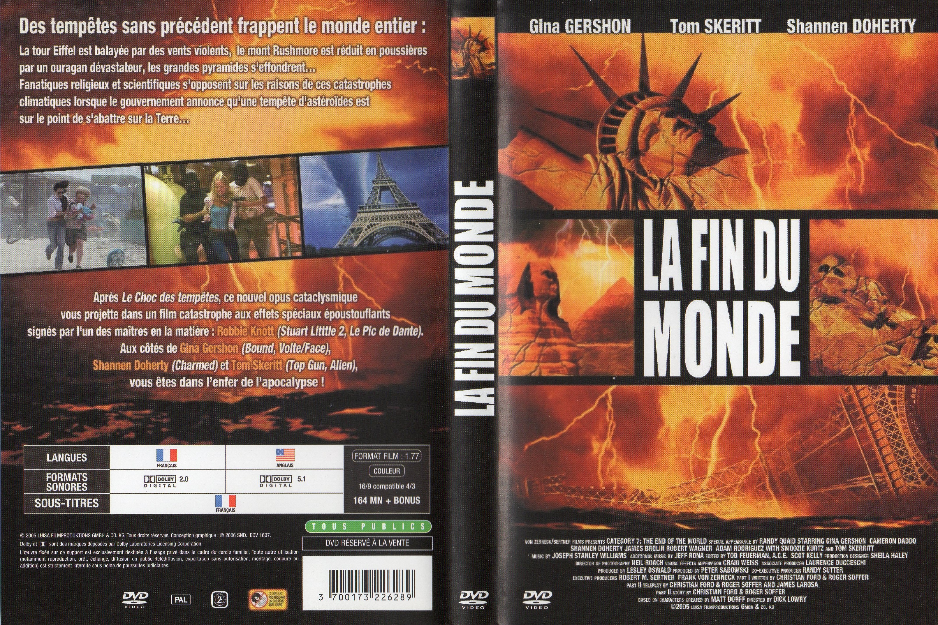 Jaquette DVD La fin du monde v2