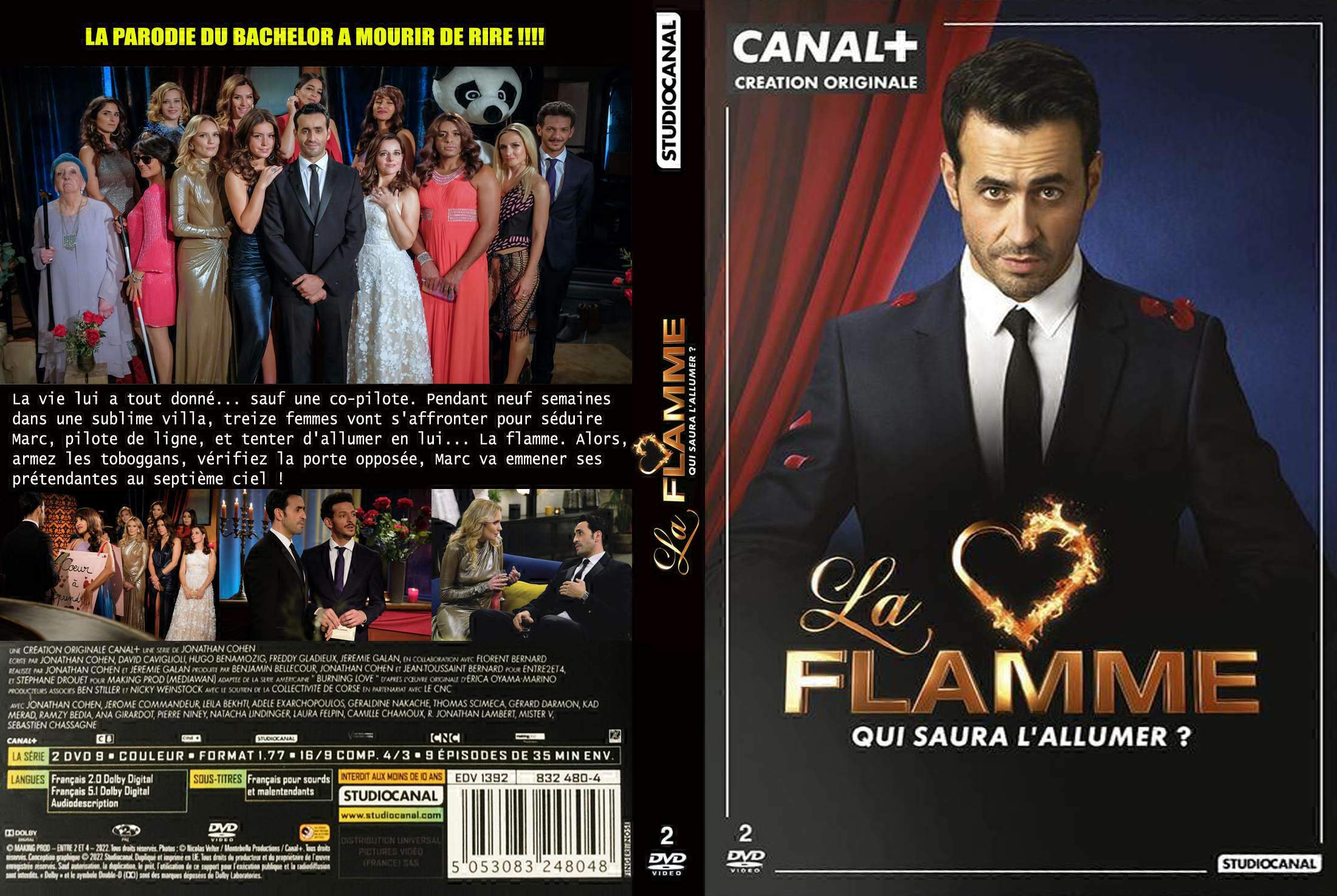 Jaquette DVD La flamme custom