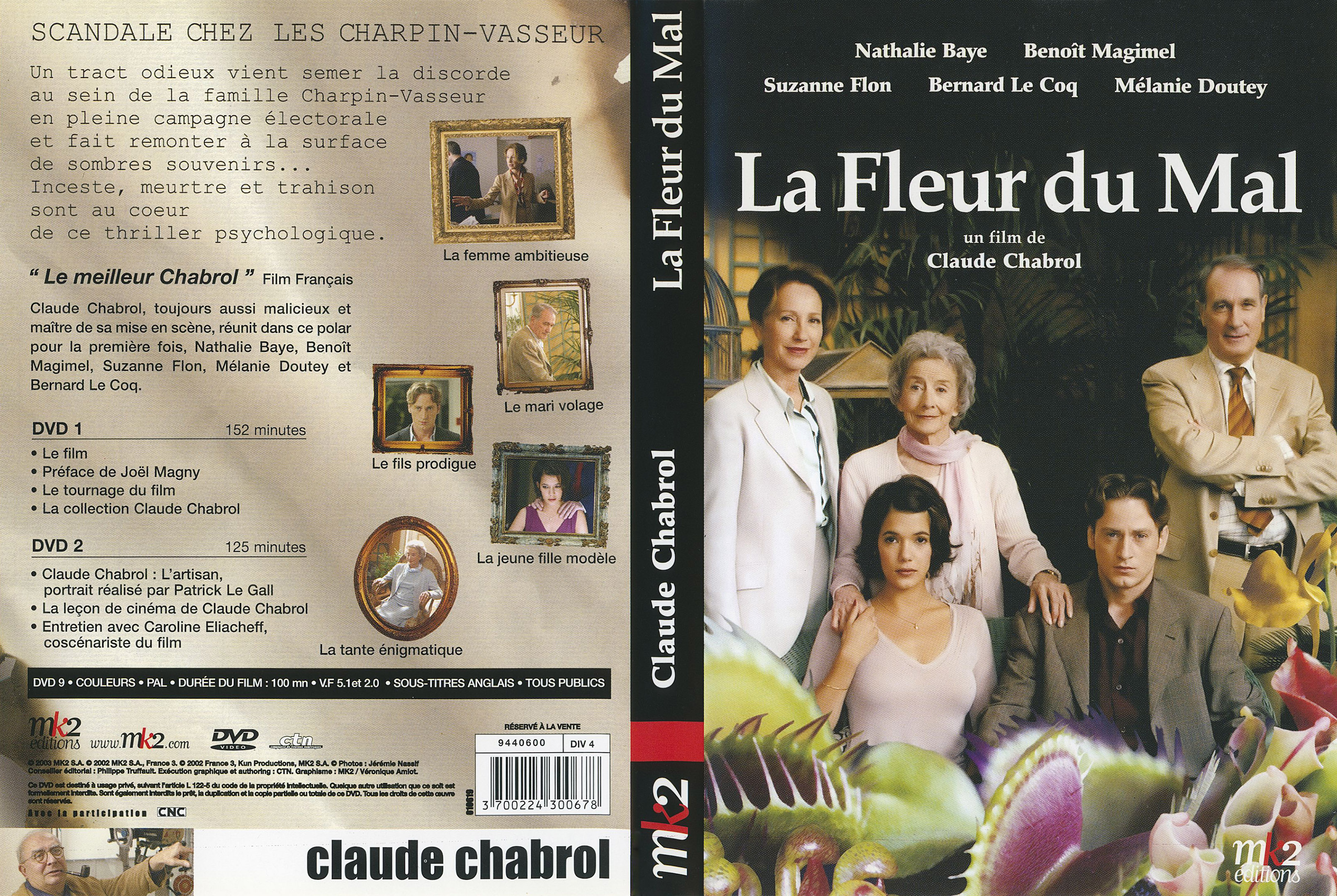 Jaquette DVD La fleur du mal