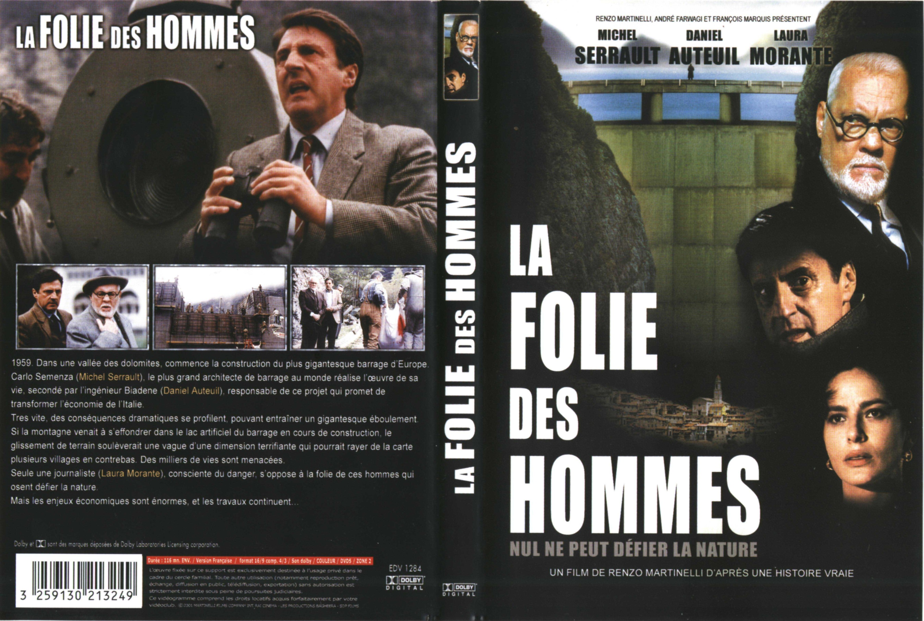 Jaquette DVD La folie des hommes