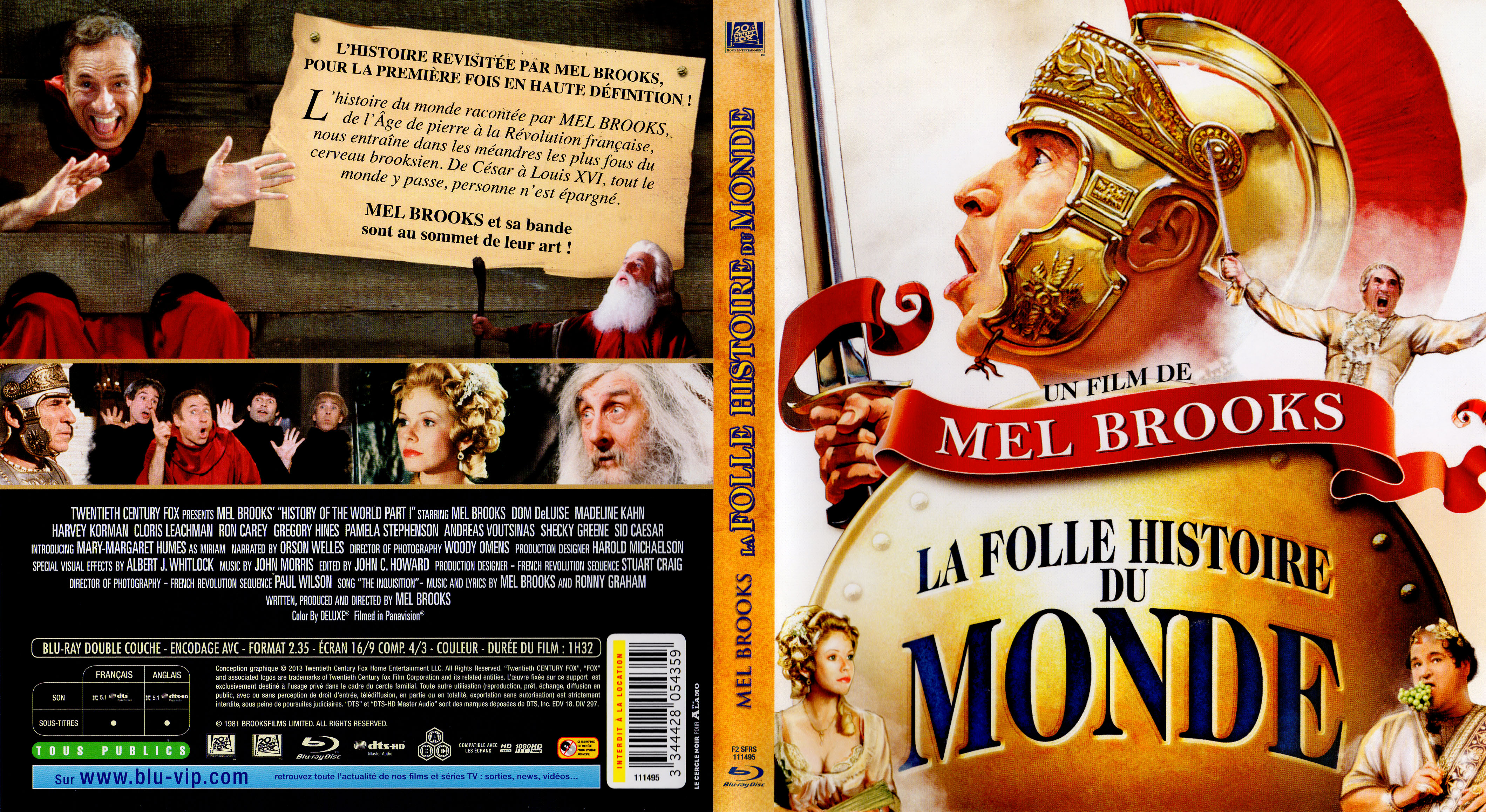 Jaquette DVD La folle histoire du monde (BLU-RAY)