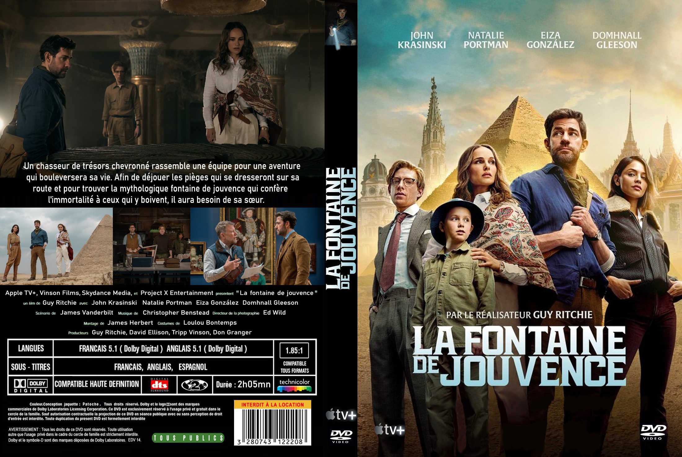Jaquette DVD La fontaine de jouvence custom