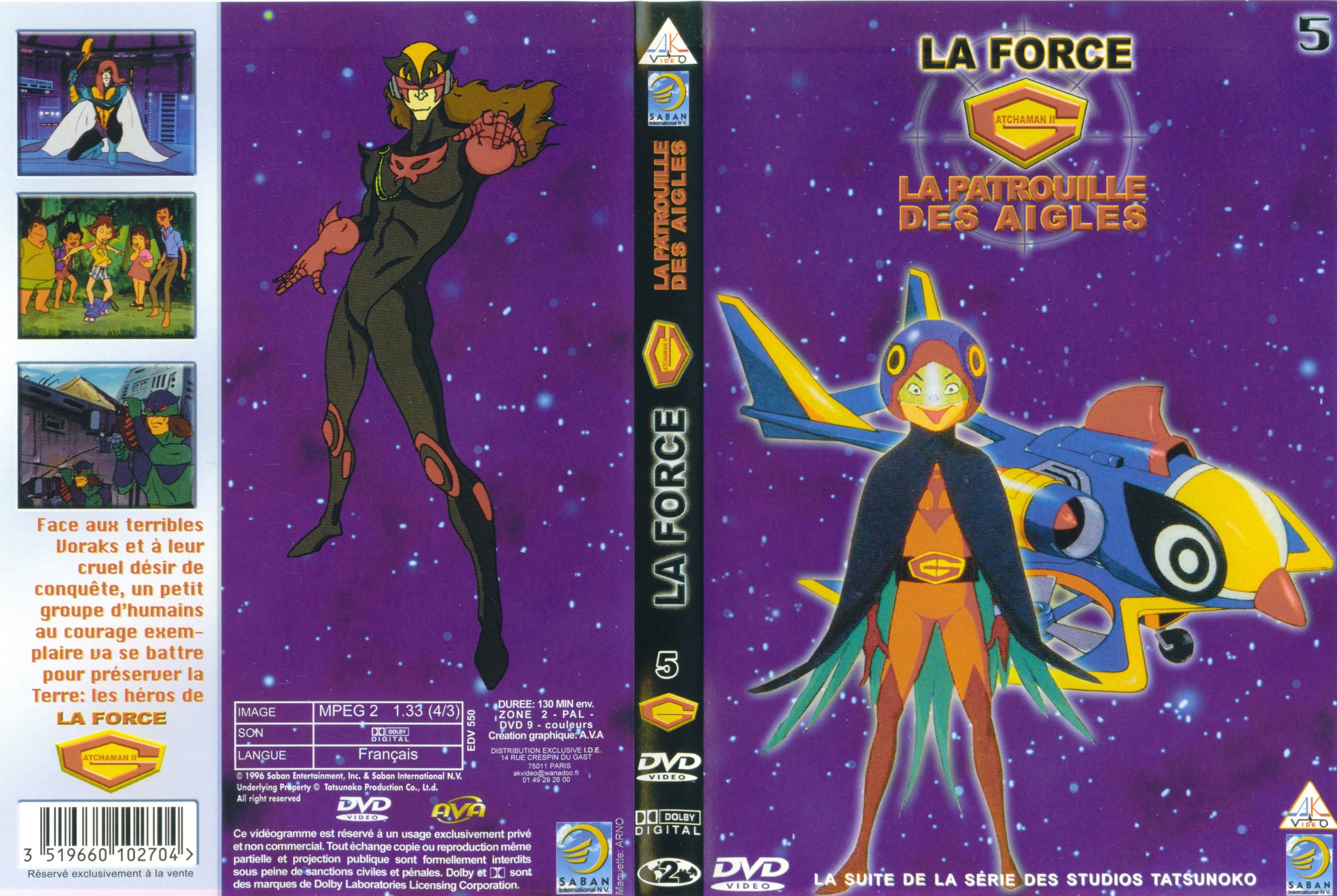 Jaquette DVD La force G vol 05