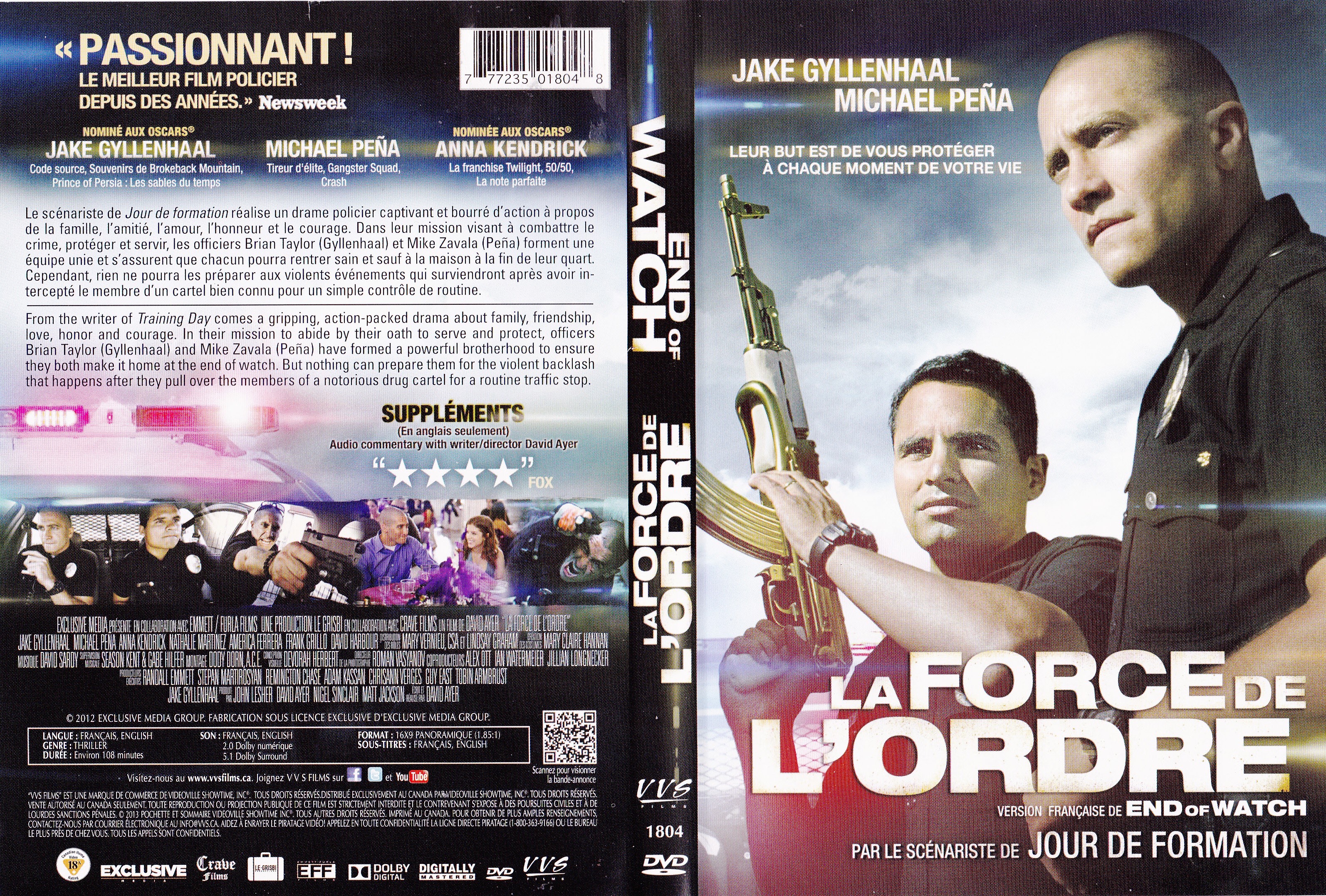 Jaquette DVD La force de l