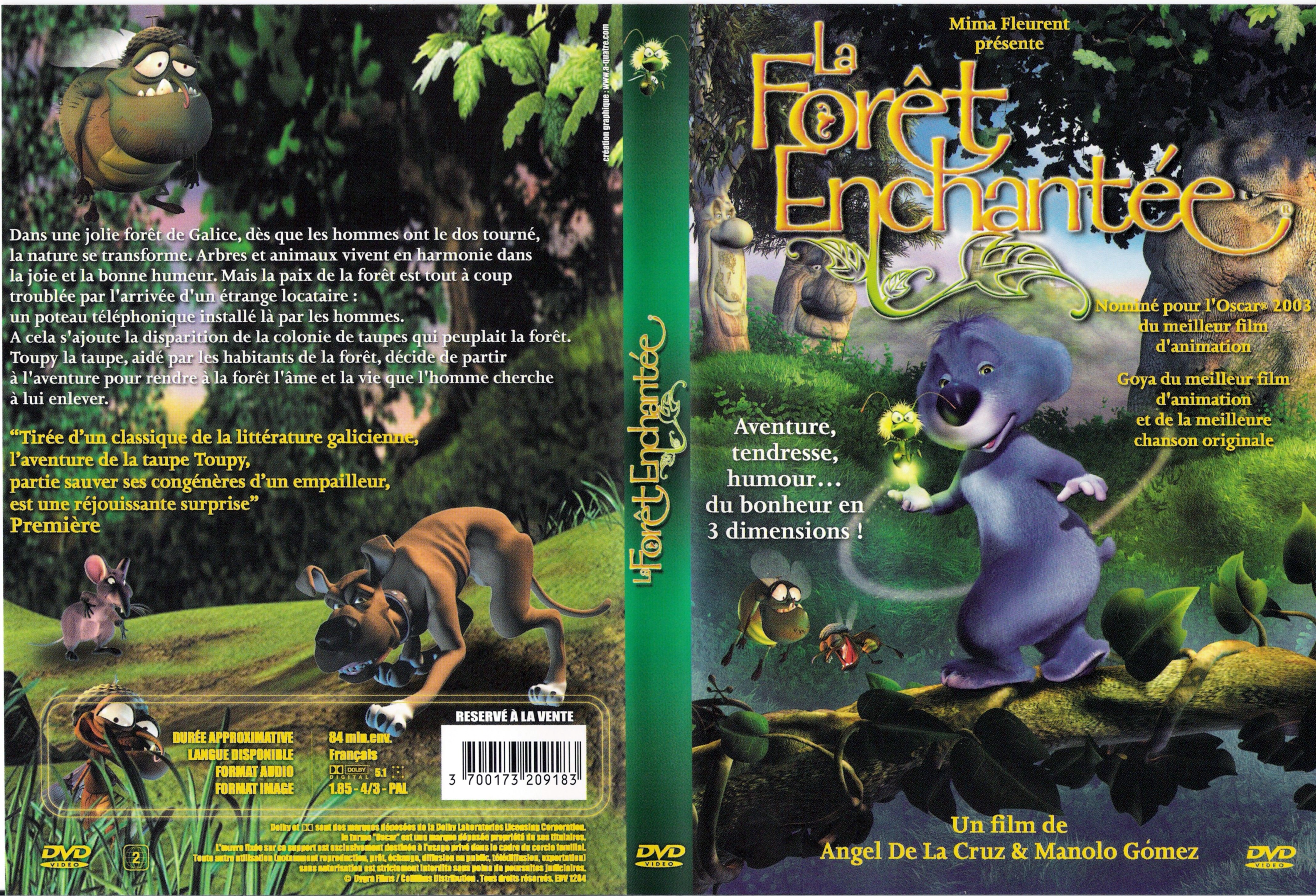 Jaquette DVD La foret enchante