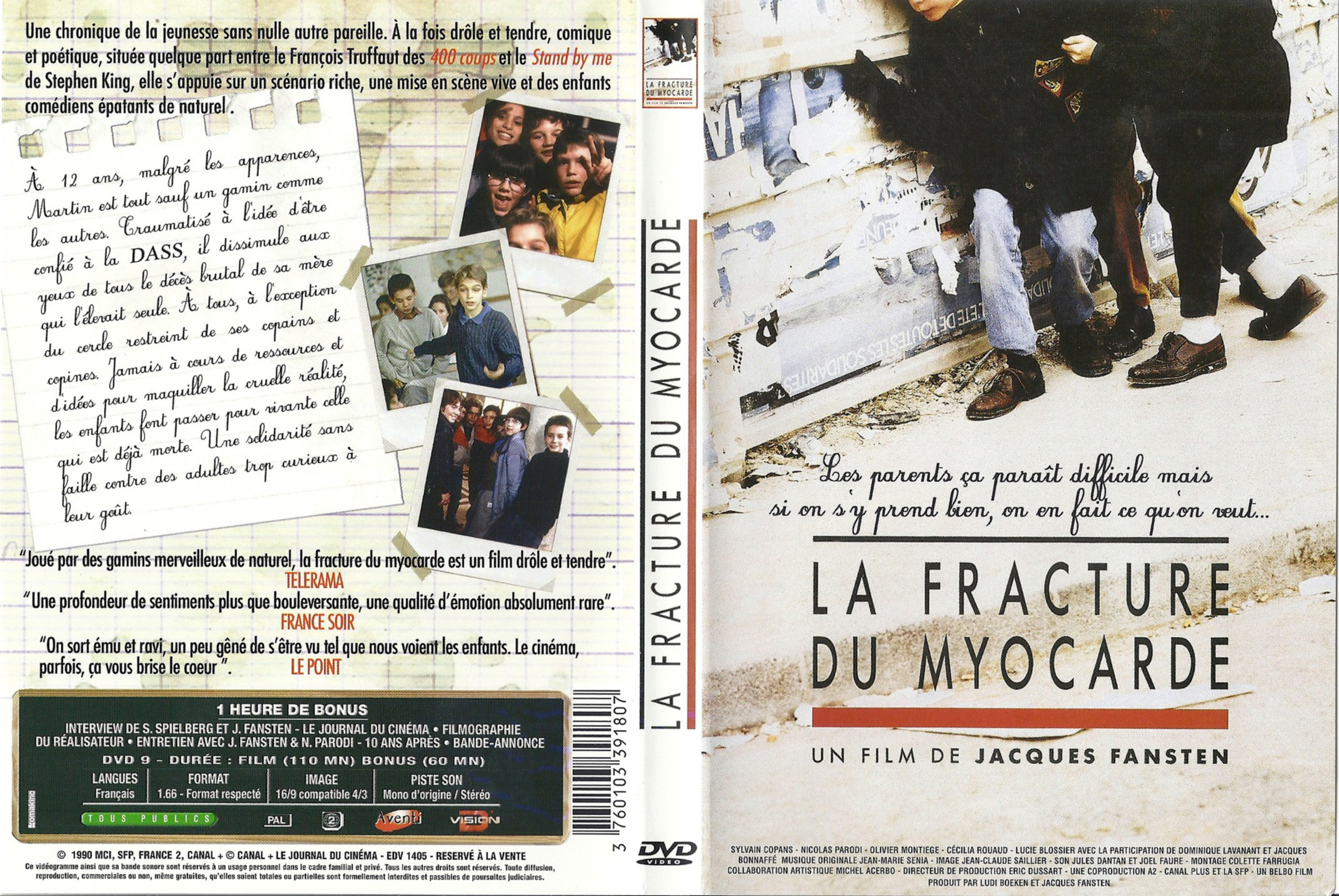 Jaquette DVD La fracture du Miocarde