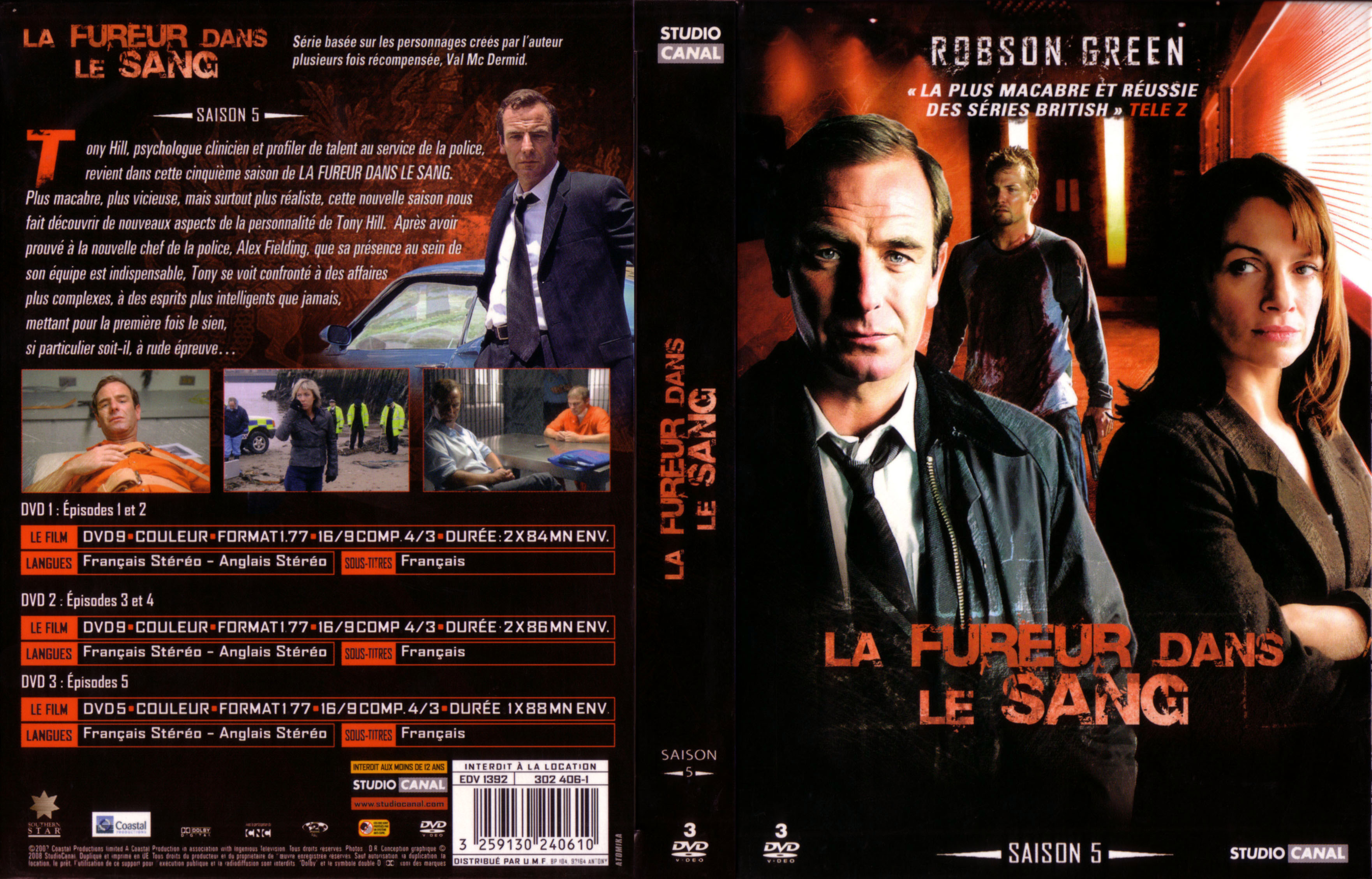 Jaquette DVD La fureur dans le sang Saison 5