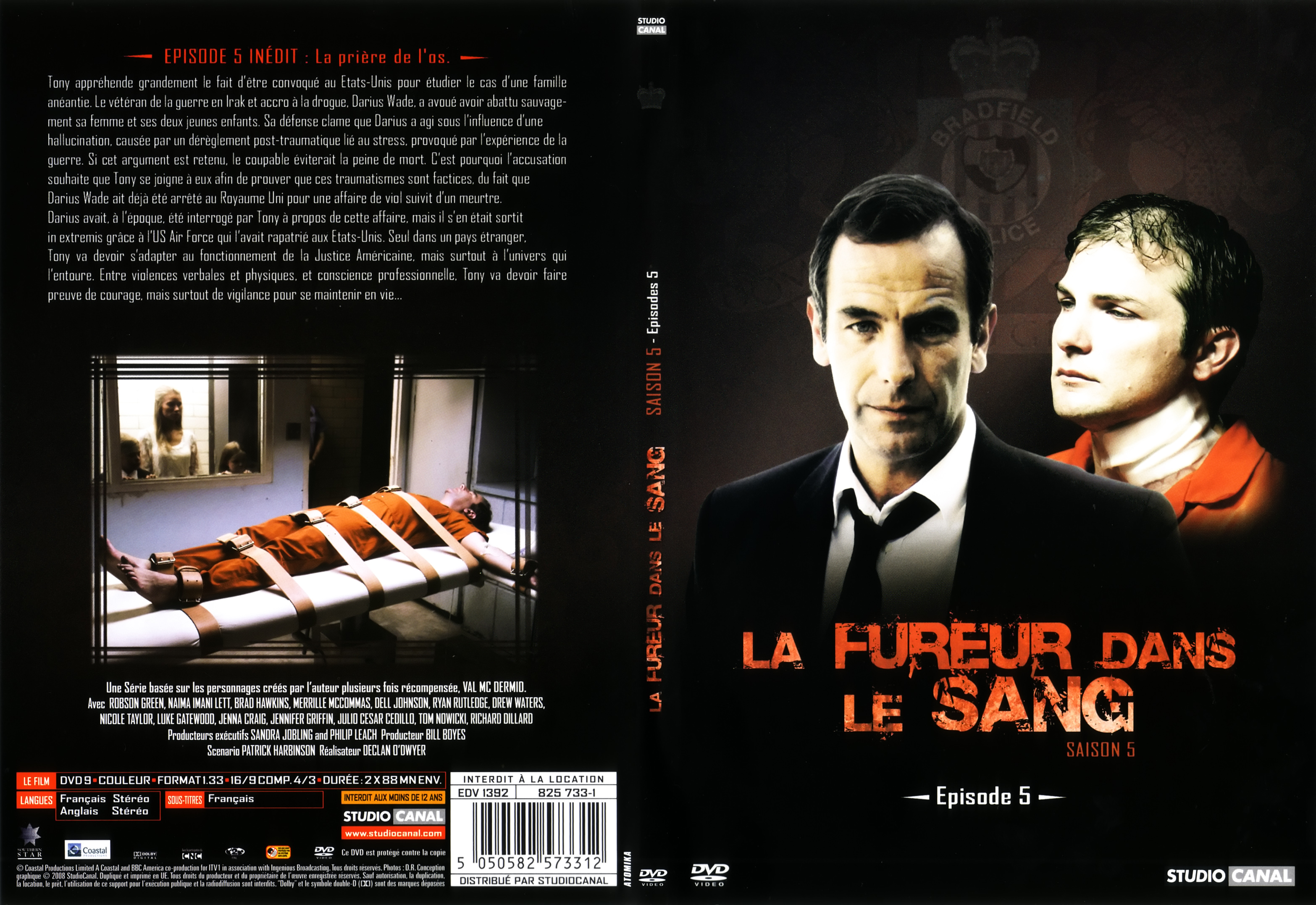 Jaquette DVD La fureur dans le sang saison 5 DVD 3