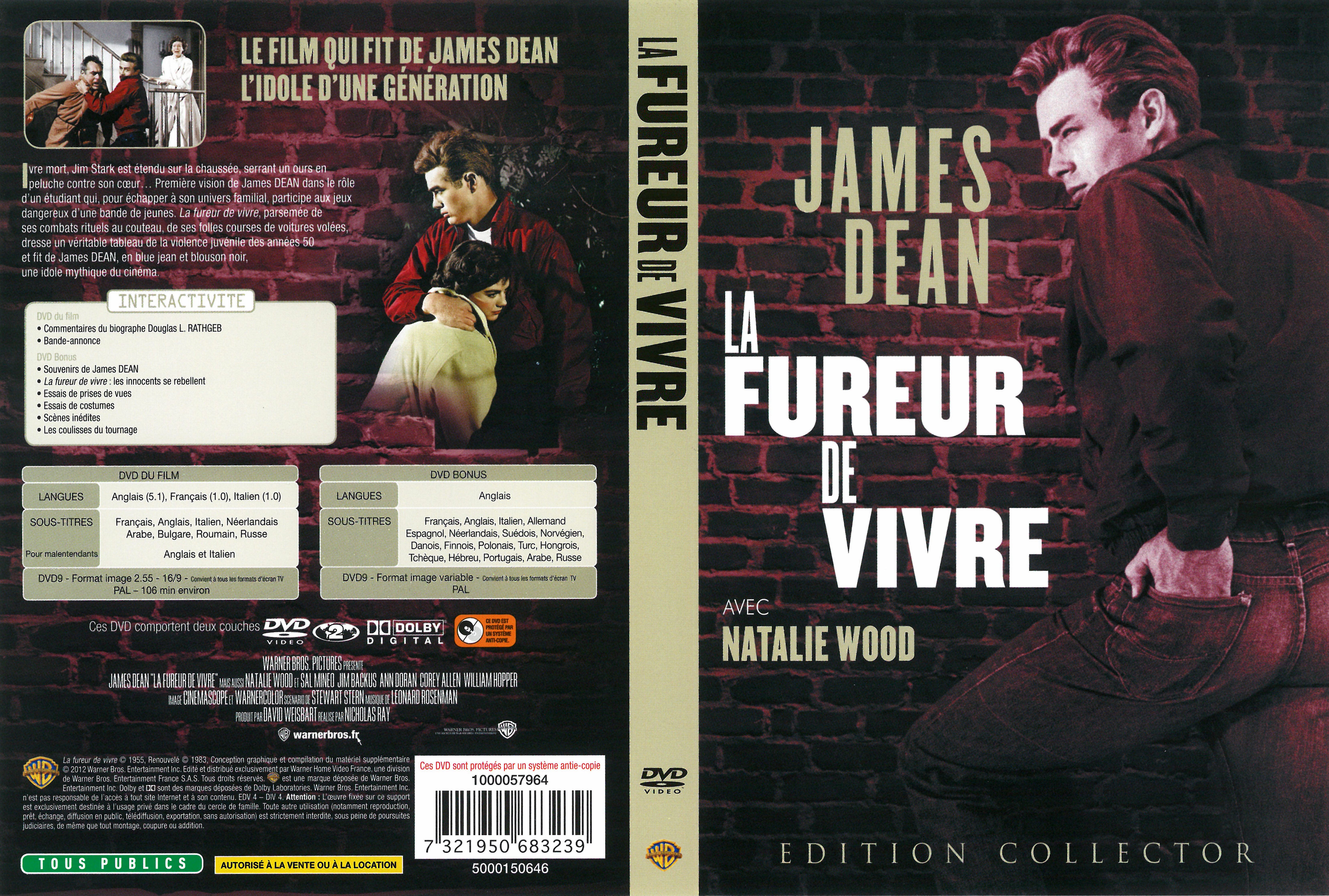 Jaquette DVD La fureur de vivre v3