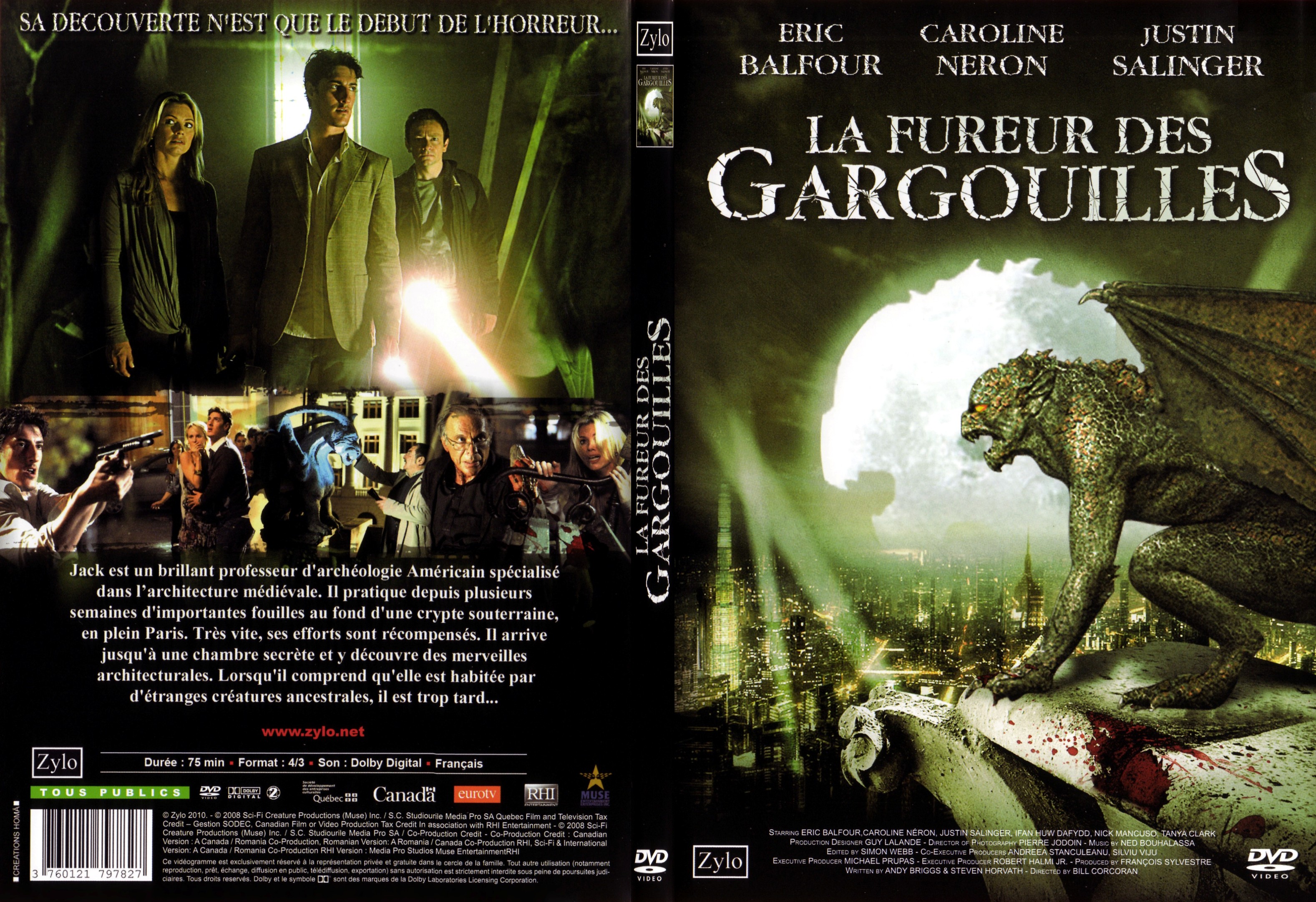 Jaquette DVD La fureur des gargouilles - SLIM