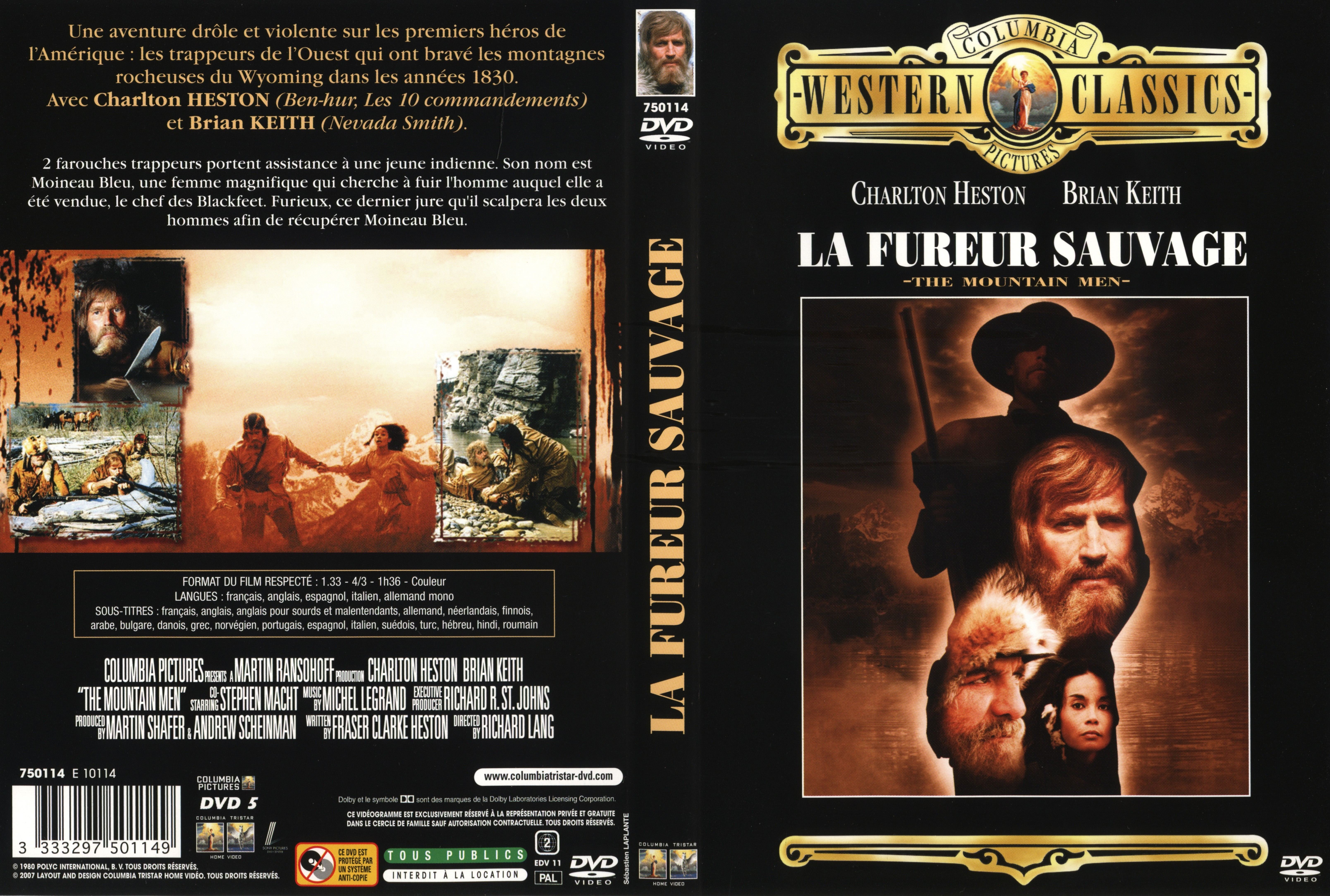 Jaquette DVD La fureur sauvage v2