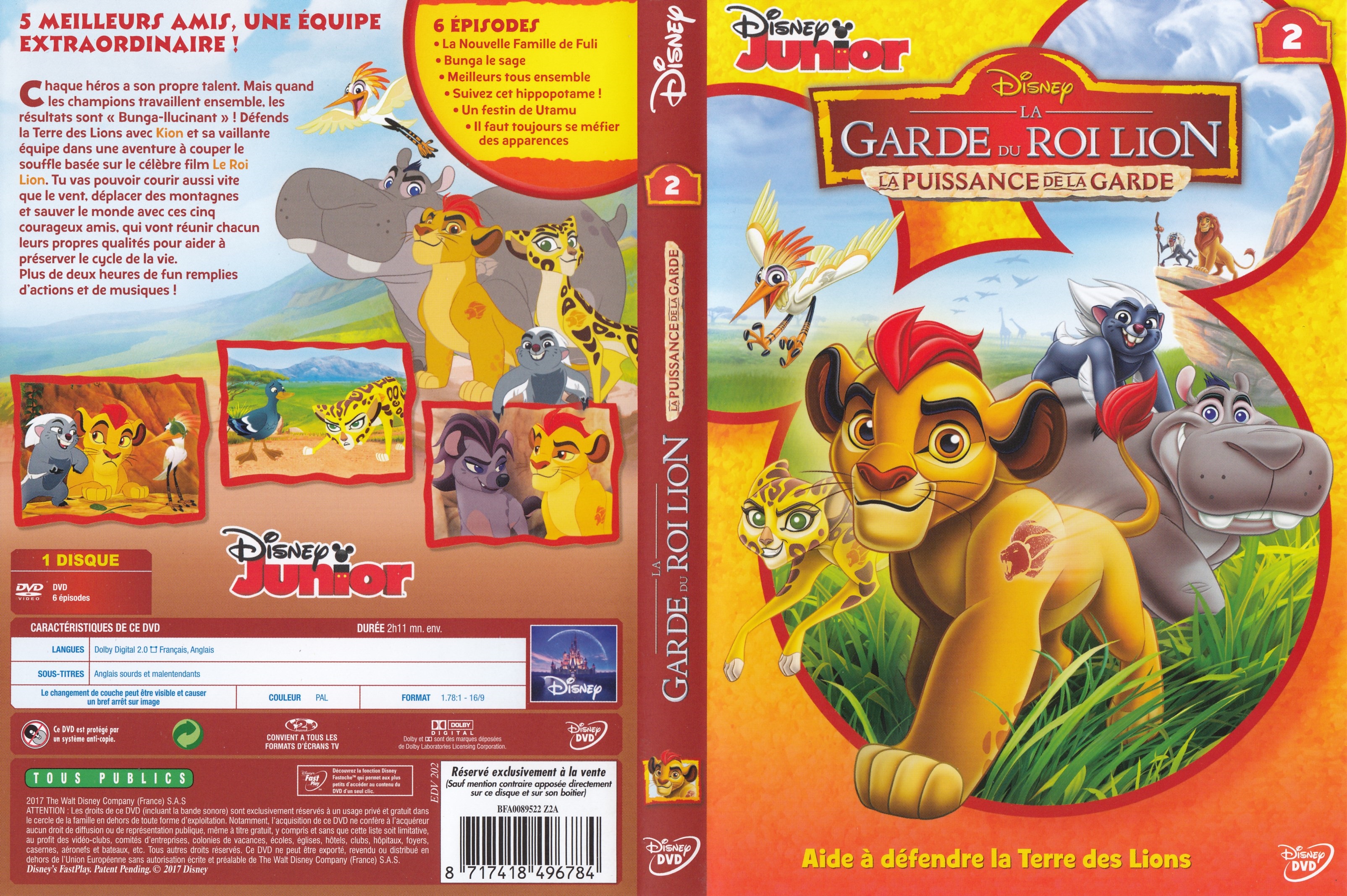 Jaquette DVD La garde du roi lion - La puissance de la garde