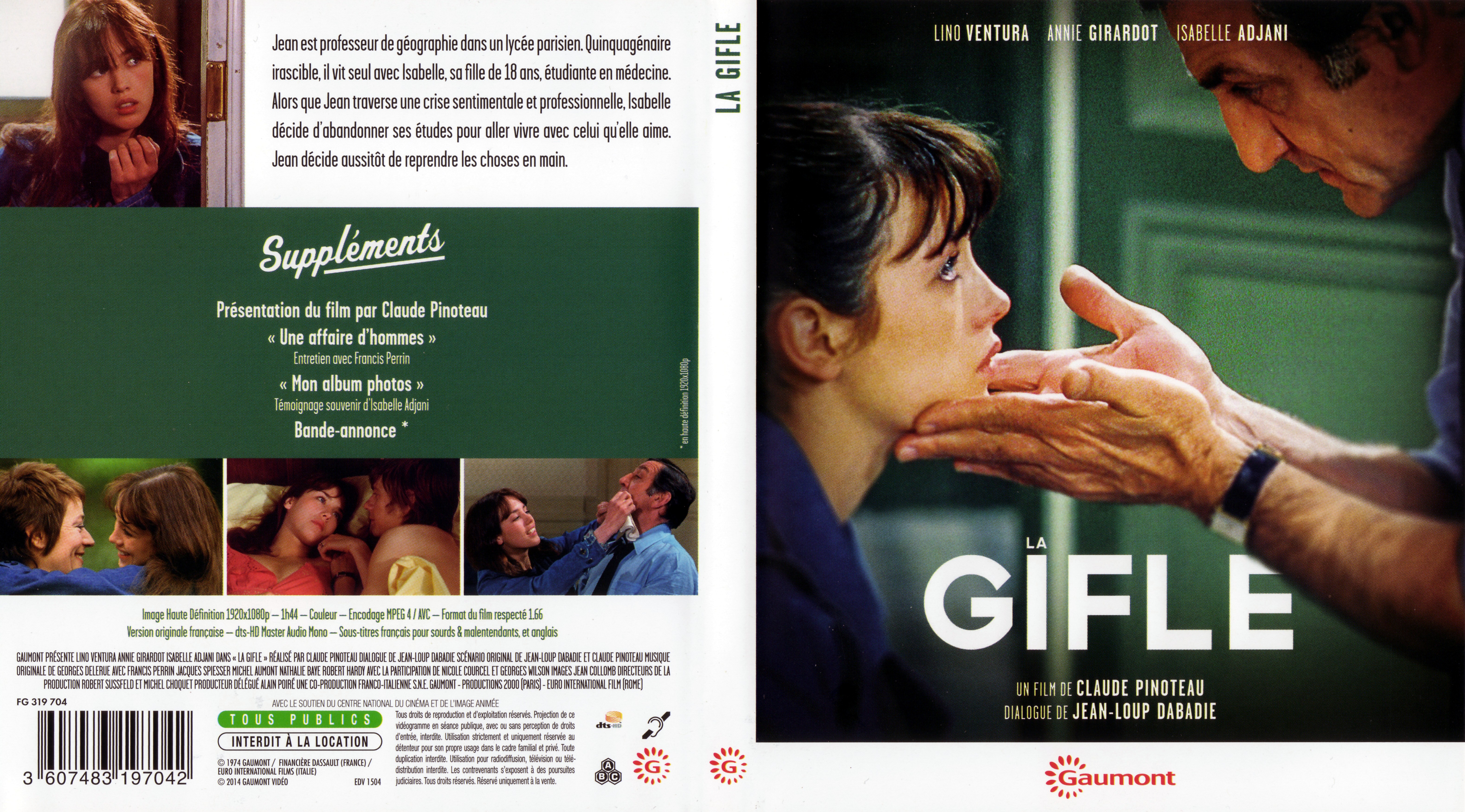 Jaquette DVD La gifle (BLU-RAY)