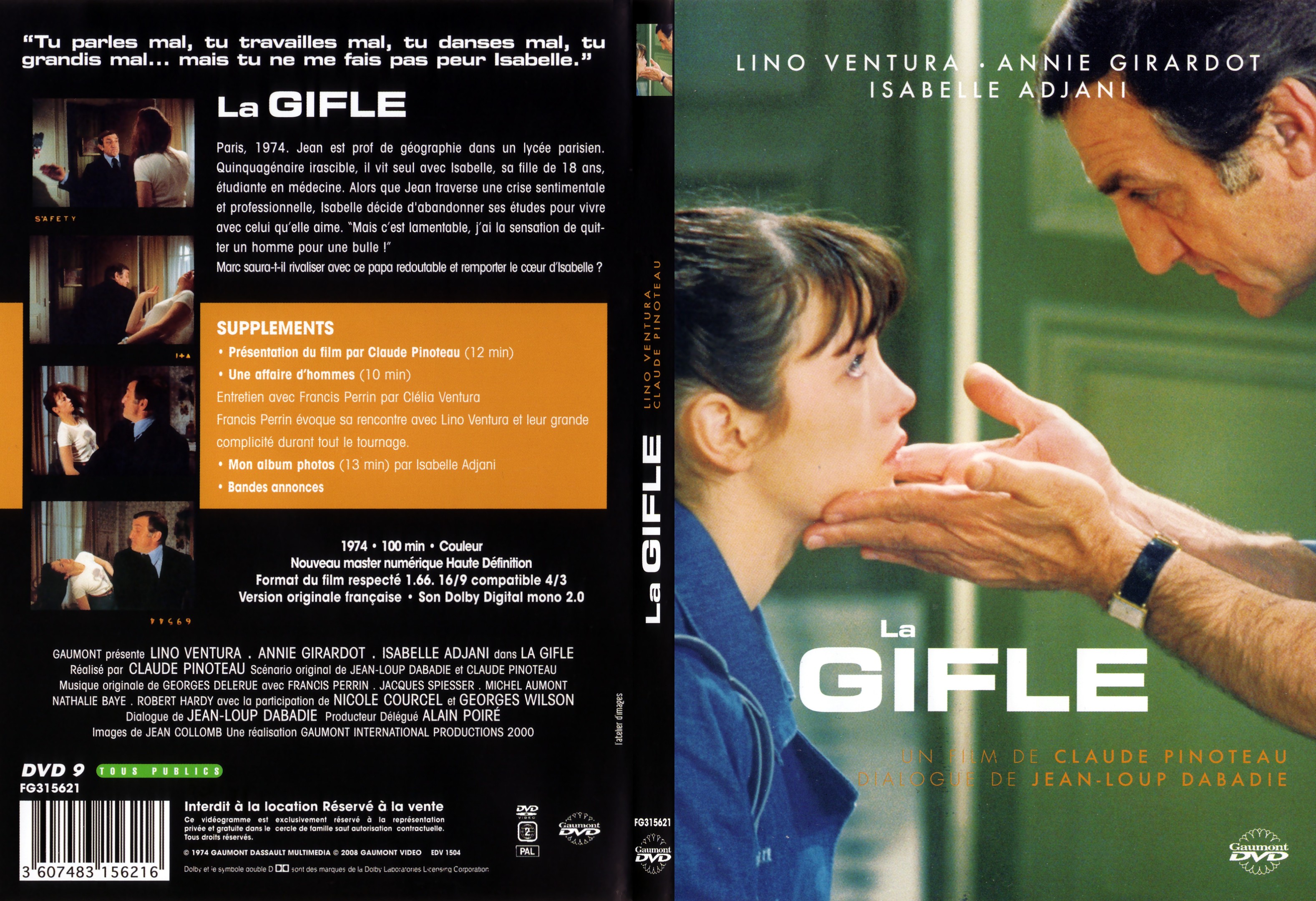 Jaquette DVD La gifle - SLIM