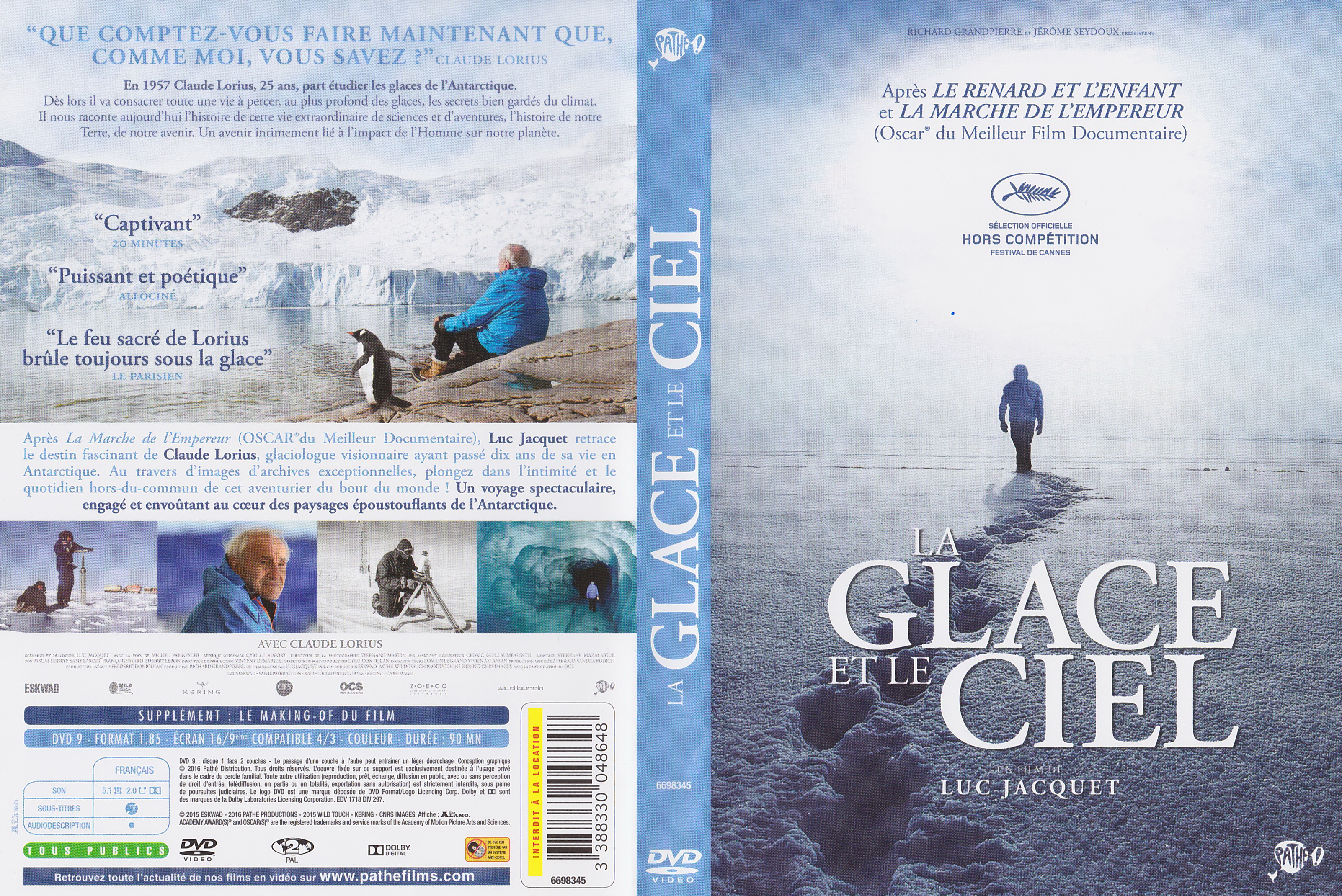 Jaquette DVD La glace et le ciel