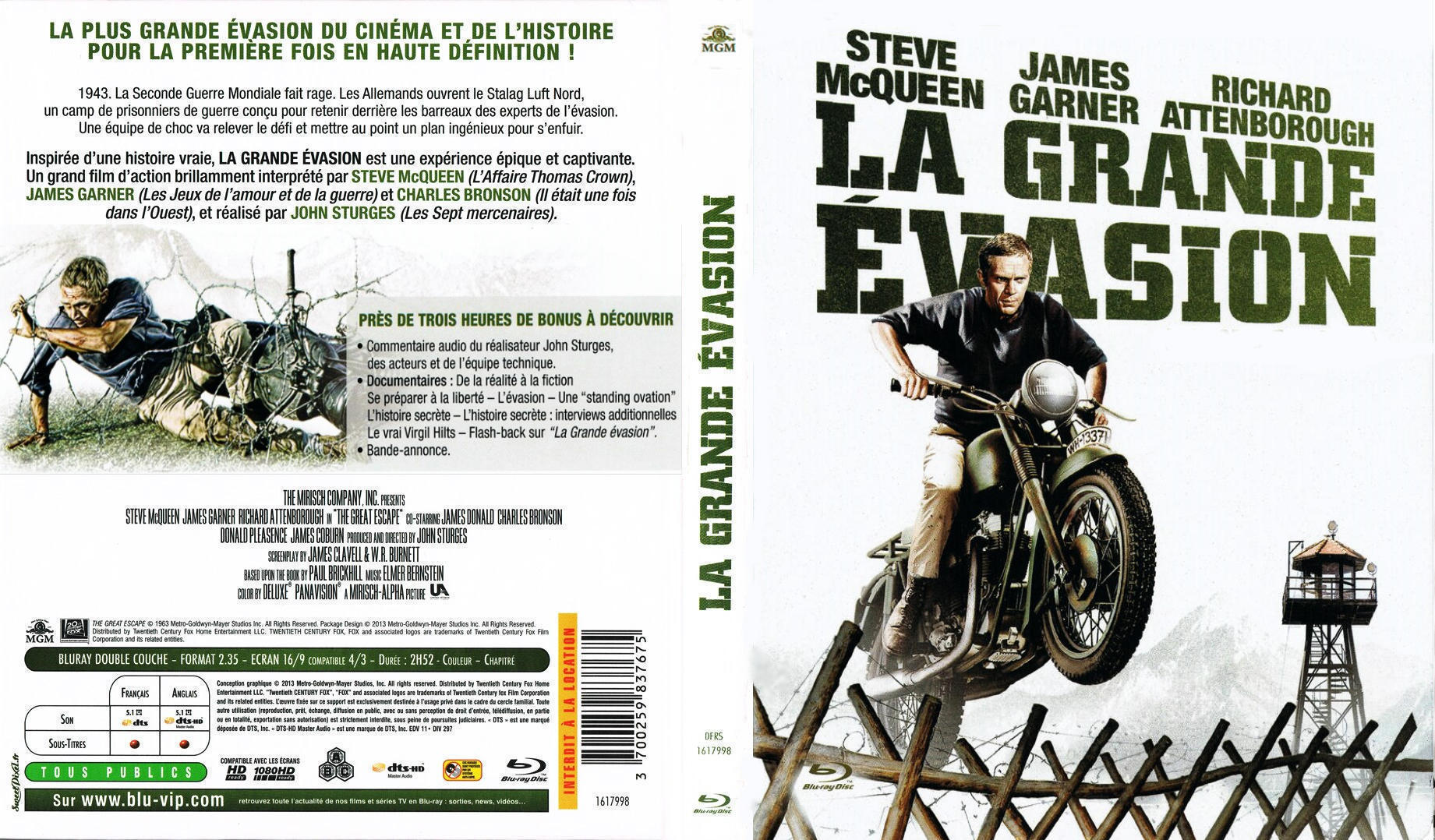 Jaquette DVD La grande vasion (BLU-RAY)