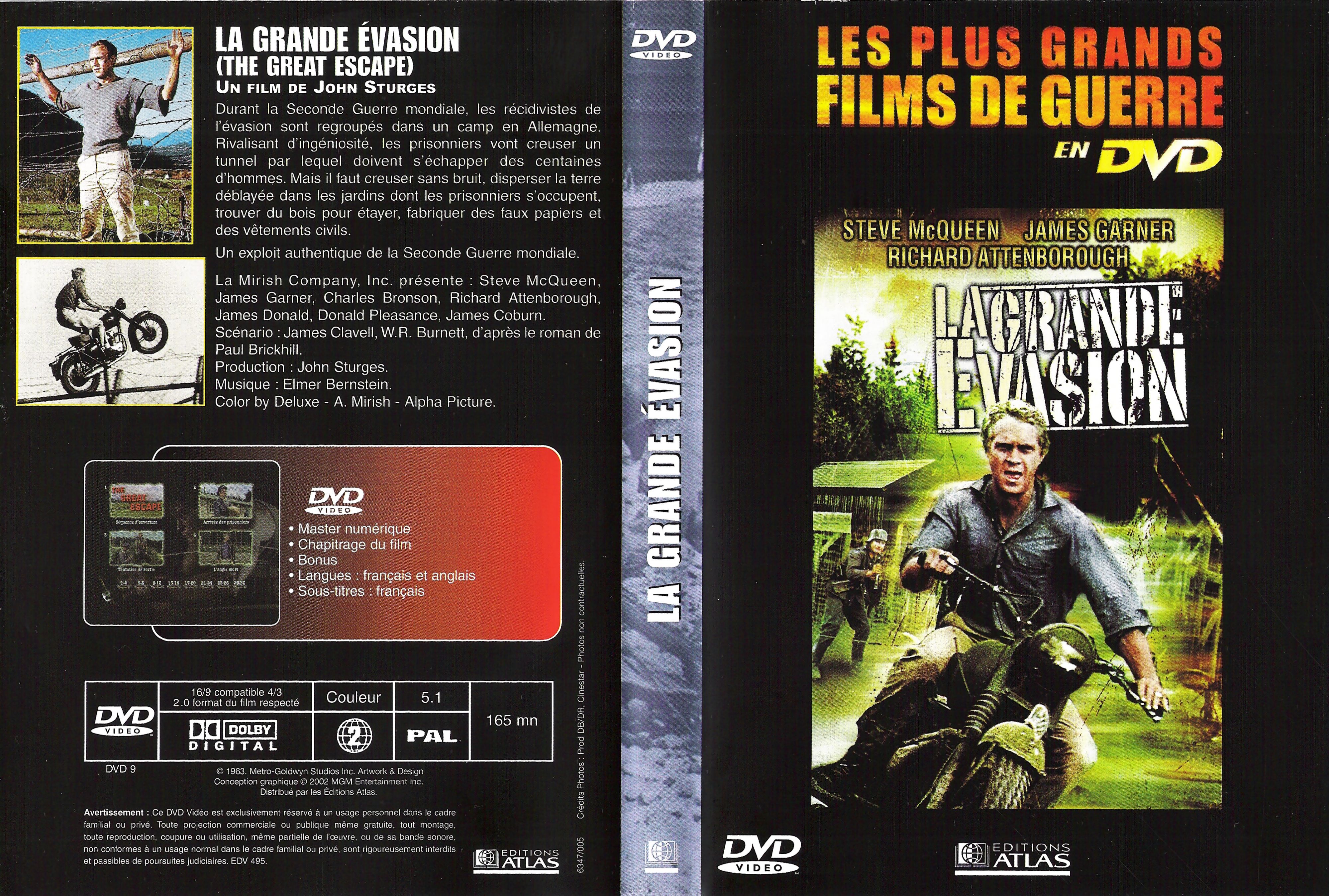 Jaquette DVD La grande evasion v2