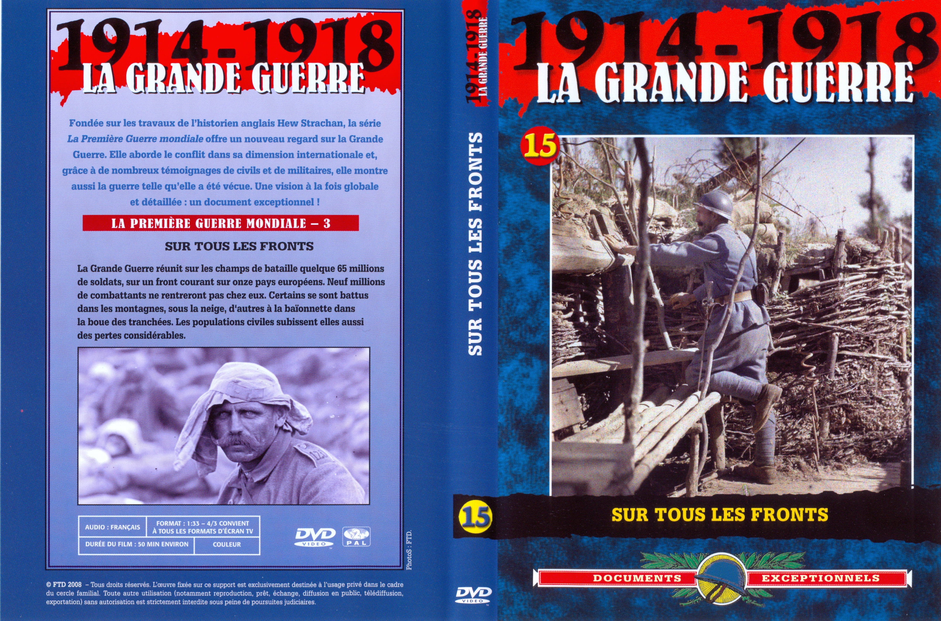 Jaquette DVD La grande guerre 1914 1918 vol 15