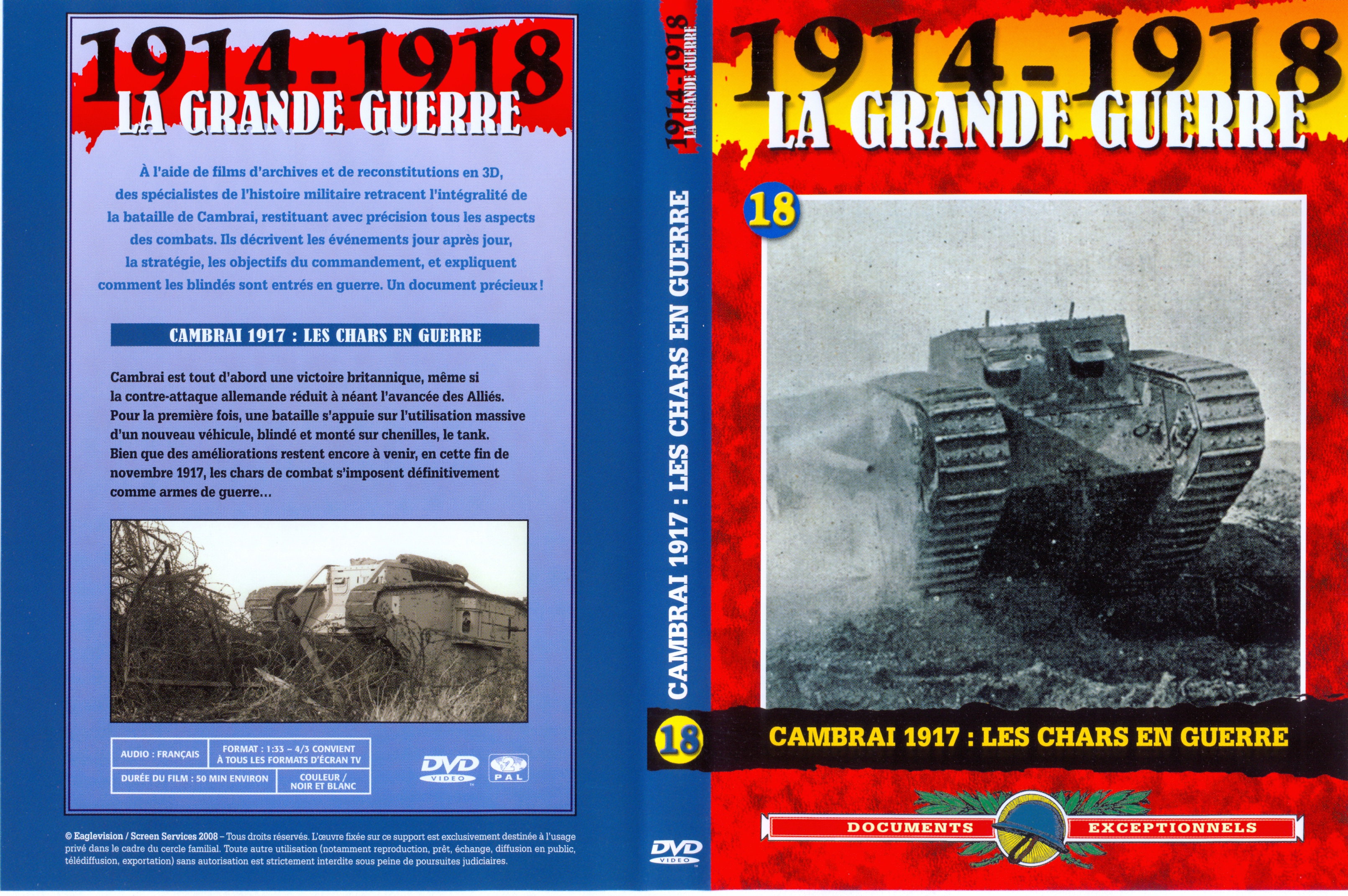 Jaquette DVD La grande guerre 1914 1918 vol 18